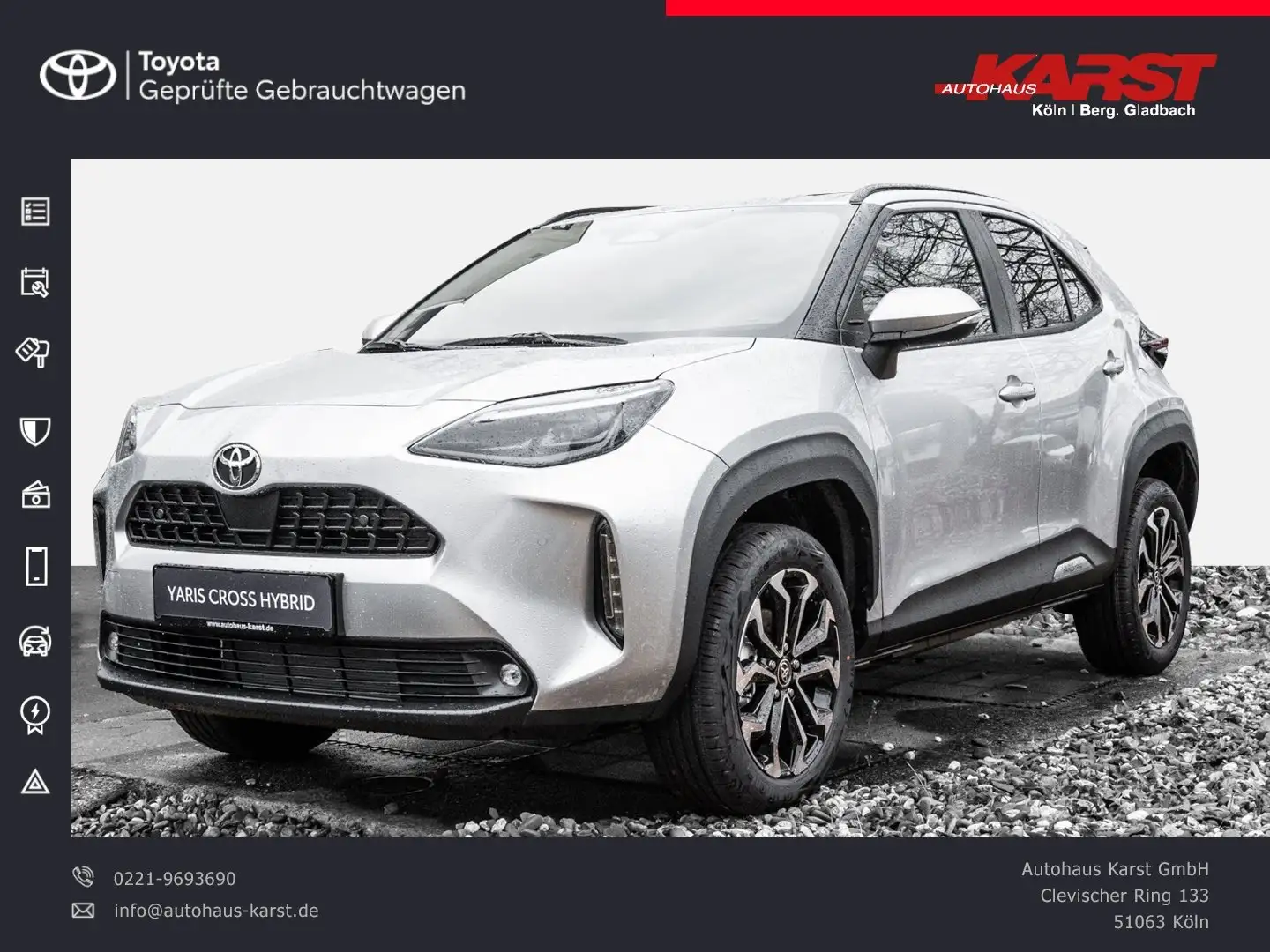 Toyota Yaris Cross - 1.5 l 4x2 Hybrid Safety + Winter Argent - 1