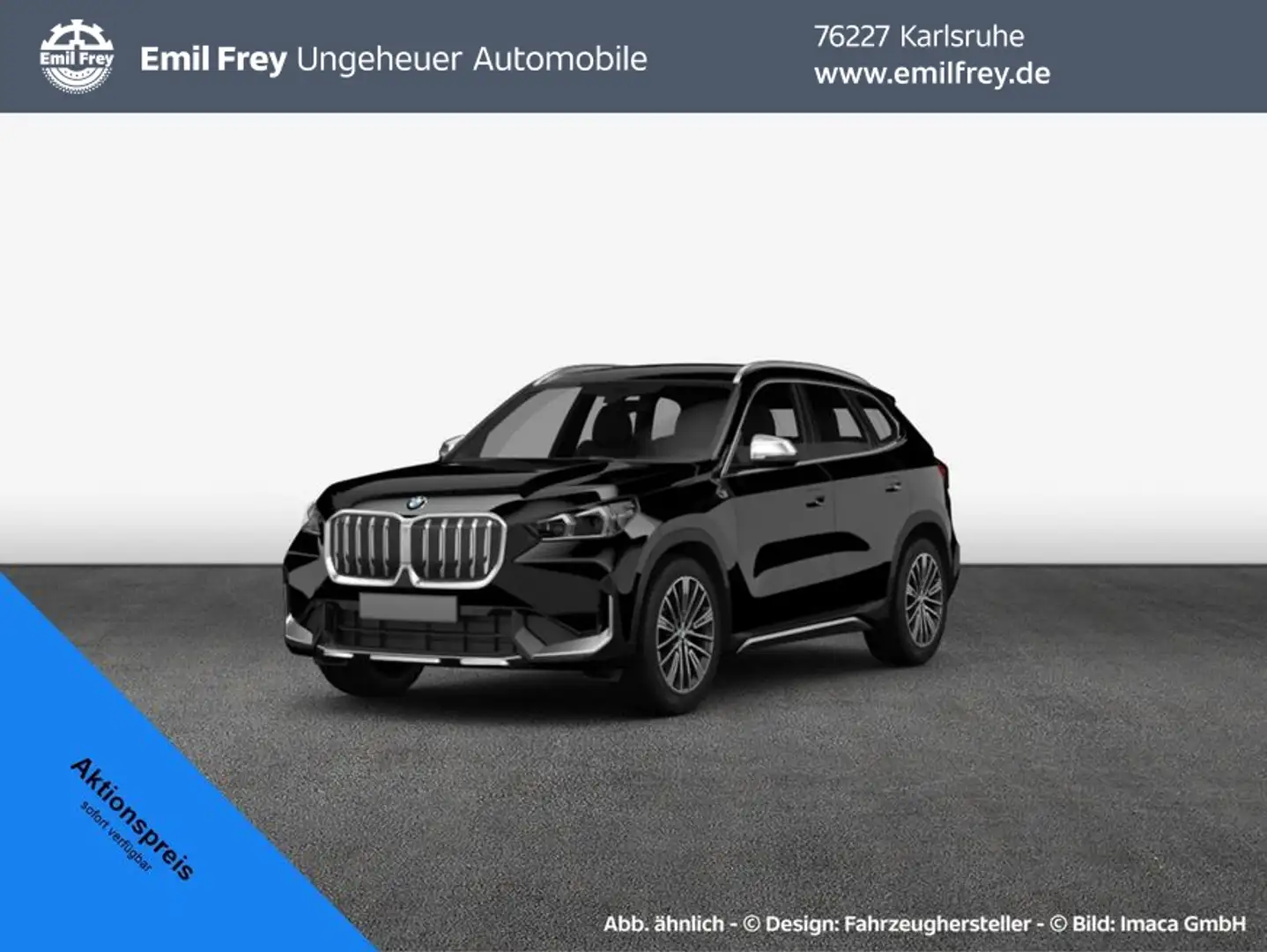 BMW X1 sDrive18i DAB LED RFK Komfortzg. Klimaaut. Schwarz - 1