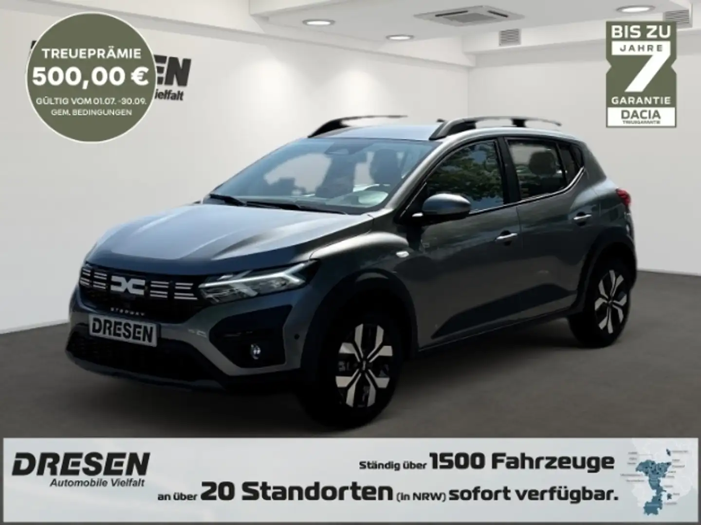 Dacia Sandero Stepway Expression TCe 90 CVT *Kamera* Klima*Tempo Gris - 1