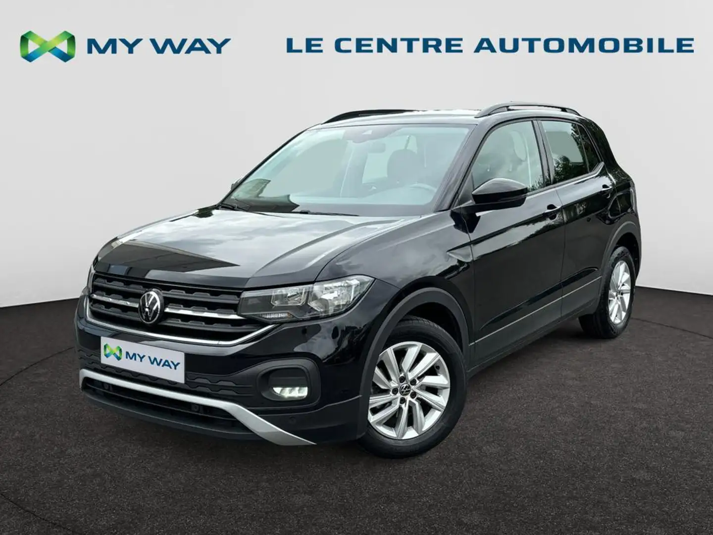 Volkswagen T-Cross 1.0 Life G 070 TSI M5F Schwarz - 1