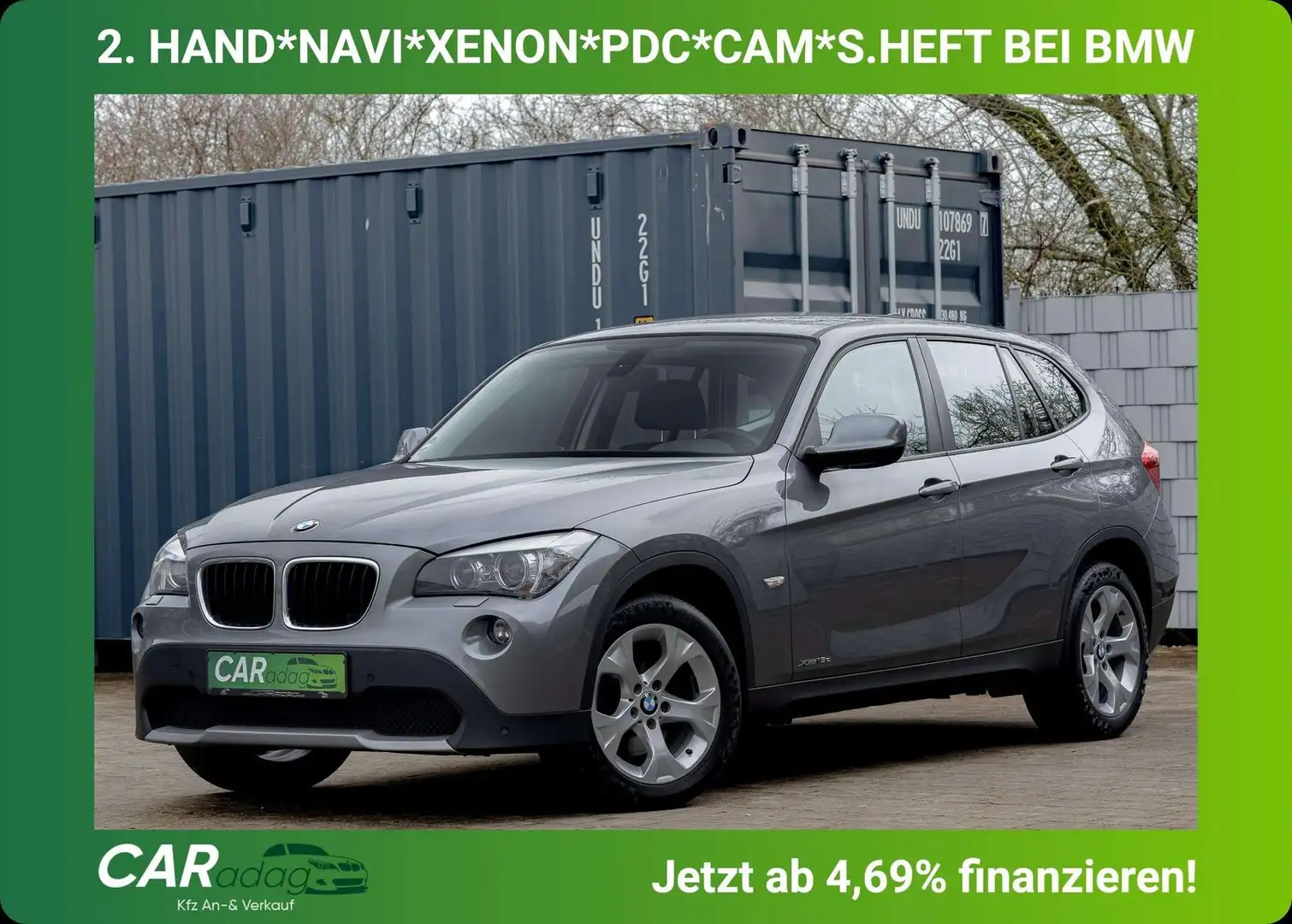 BMW X1 e84 X1 xDrive*2HAND*AUT*XENON*CAM*SHZ*MEMORY Grigio - 1