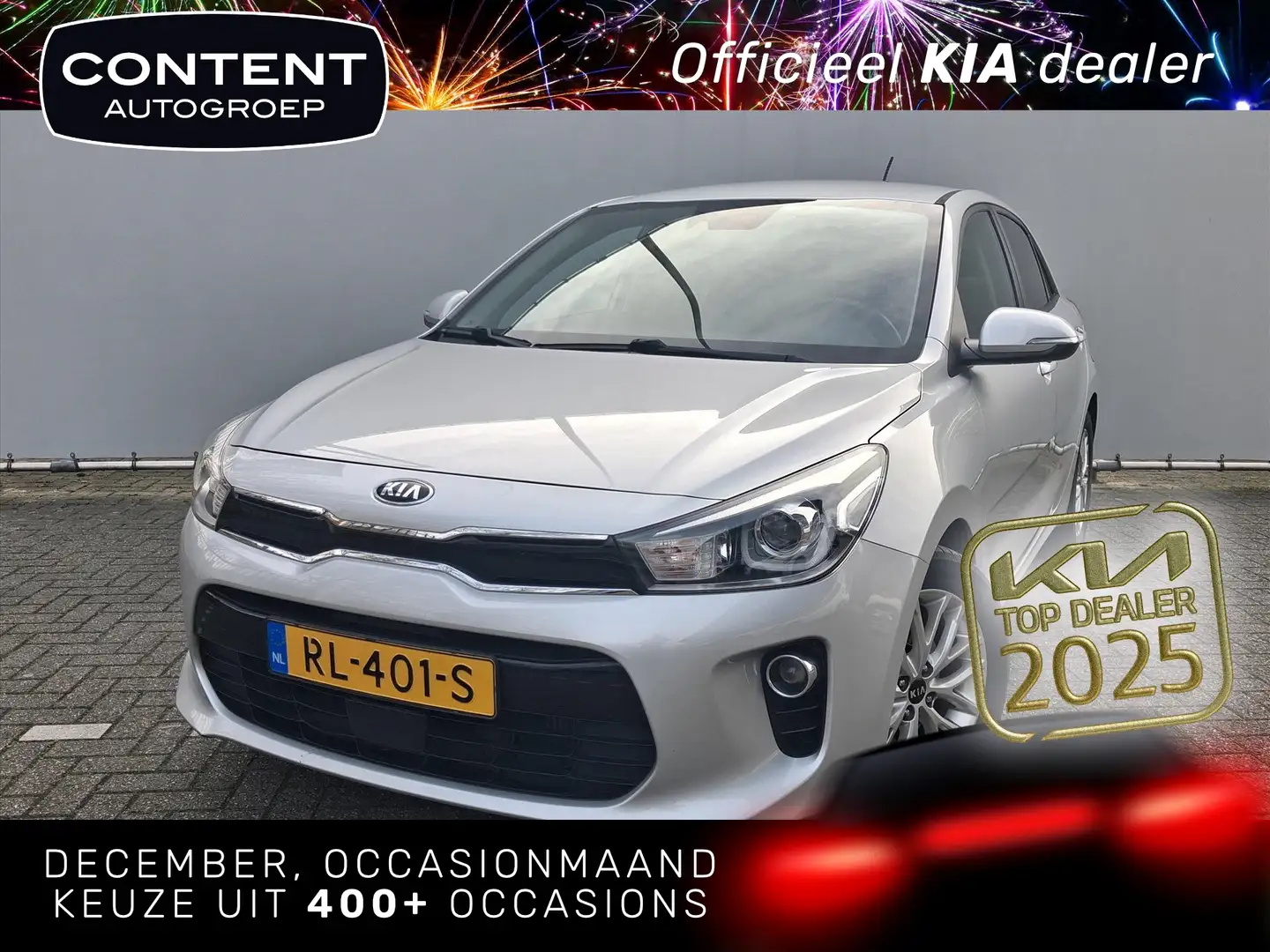Kia Rio 1.0 T-GDI 120pk DynamicLine l Gris - 1