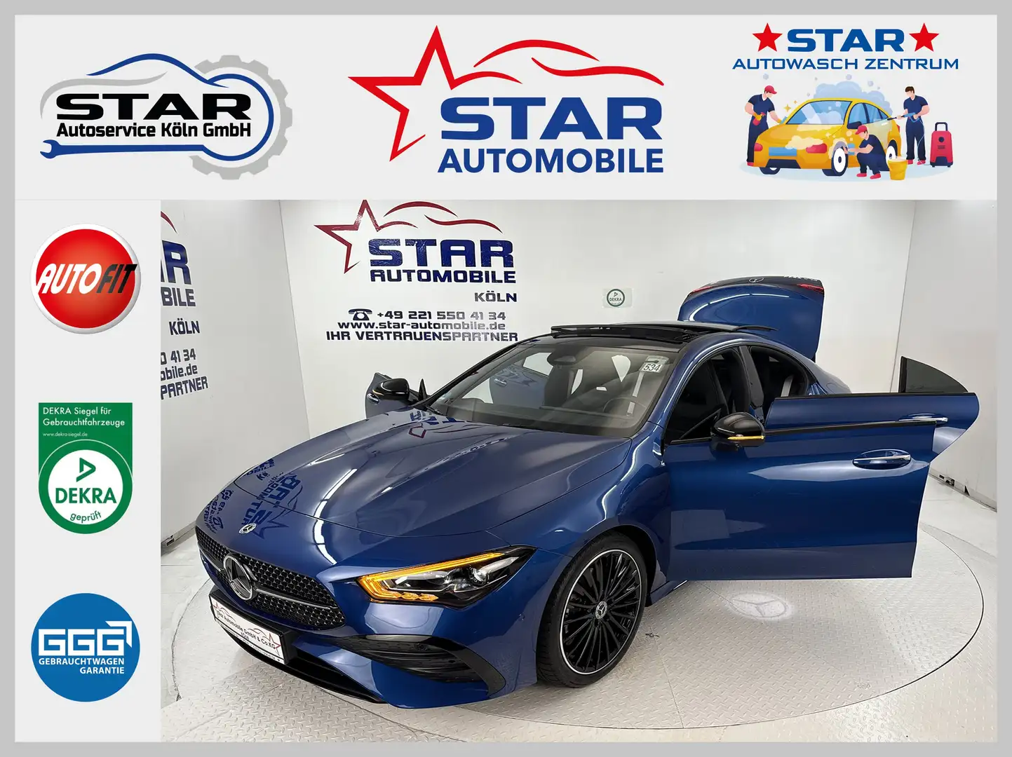 Mercedes-Benz CLA 220 CLA 220d AMG Line Premium Special Edition*Night P. Blau - 1