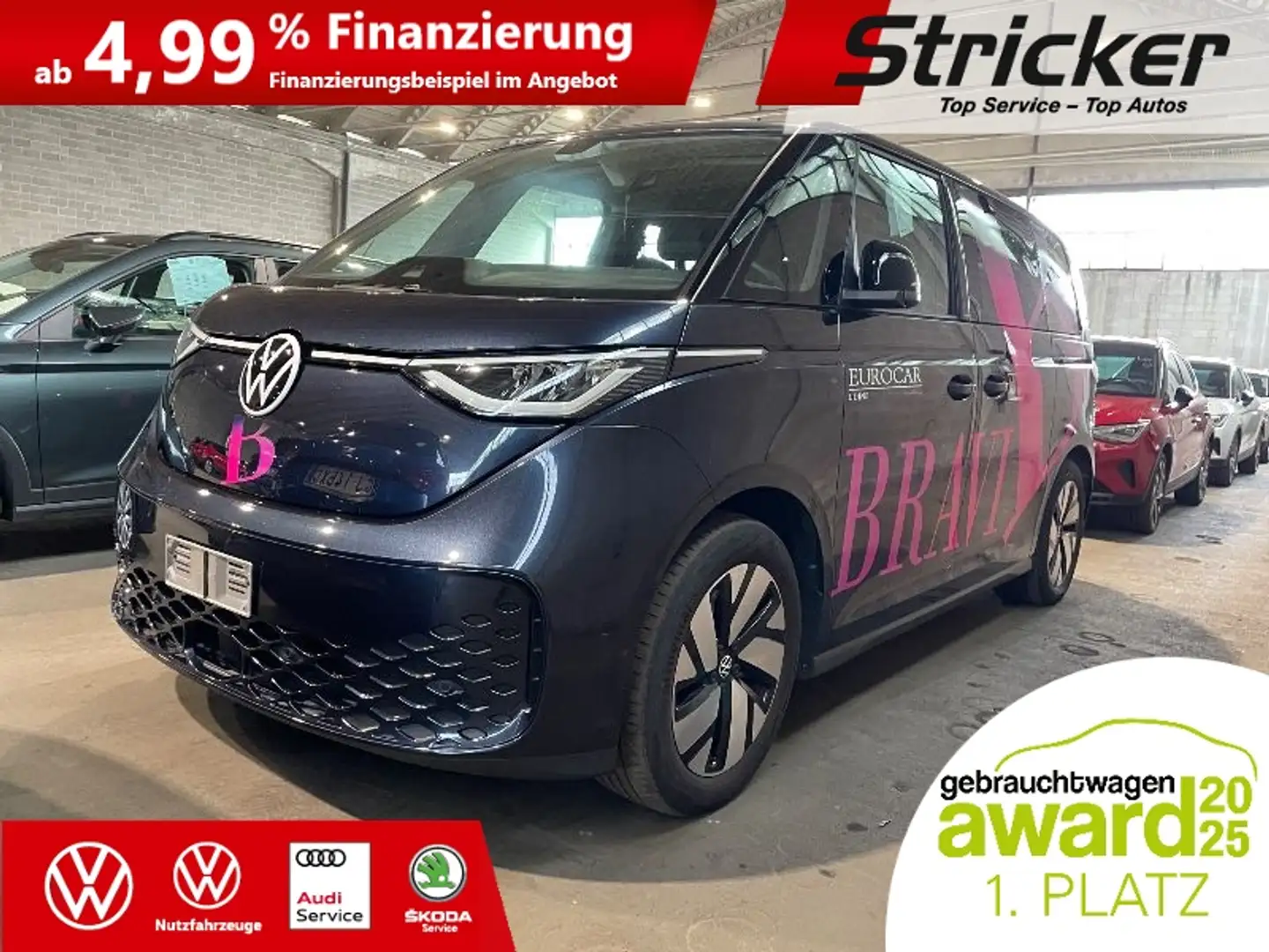 Volkswagen ID. Buzz Pro 150/77 498,-ohne Anzahlung ACC Kamera Blau - 2