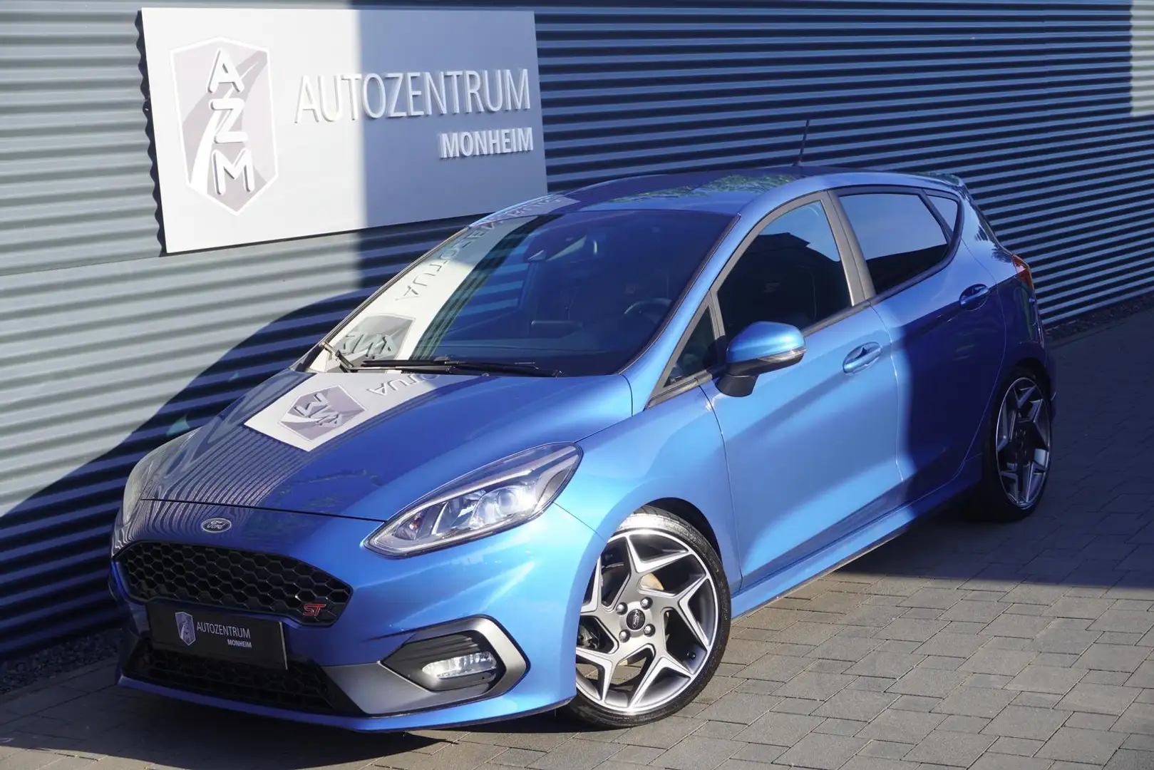 Ford Fiesta ST ECOBOOST|RECARO|APPLE|SITZHEIZUNG|PDC| Blauw - 1