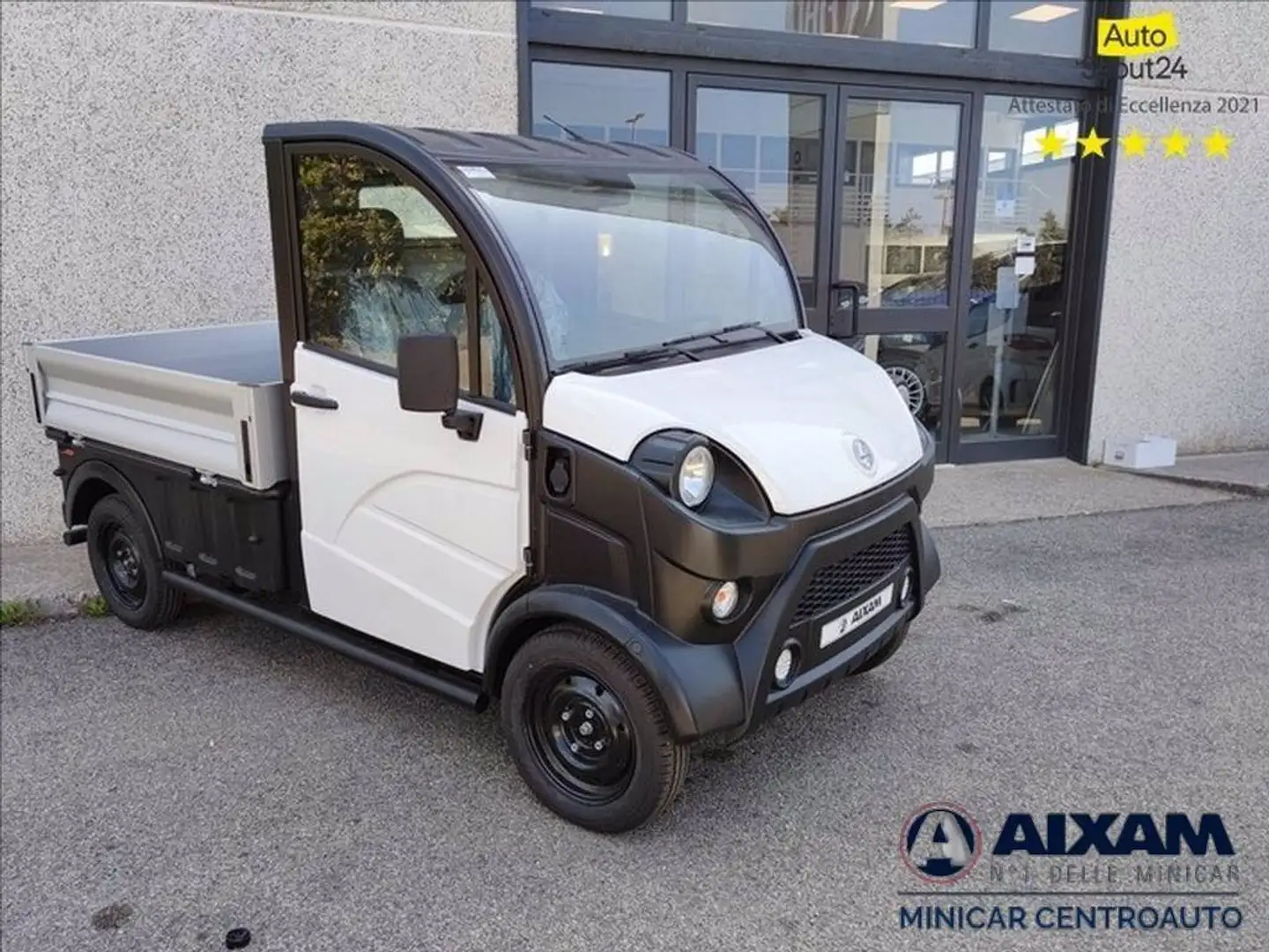 Aixam E Truck doppio pianale Beyaz - 1