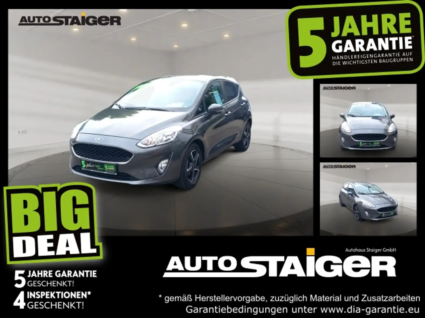 Ford Fiesta 1.0 EcoBoost Cool & Connect Automatik, PDC Gris - 1