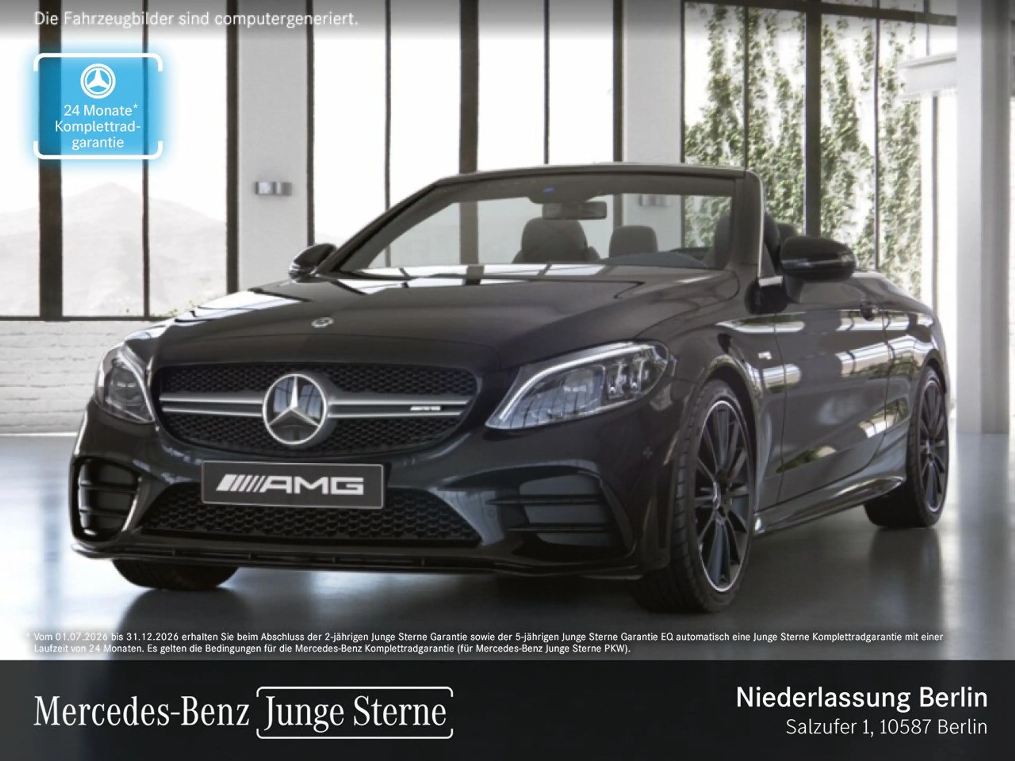 Mercedes-Benz C 43 AMG C 43 Cabrio 4M AMG+NIGHT+MULTIBEAM+BURMESTER+9G