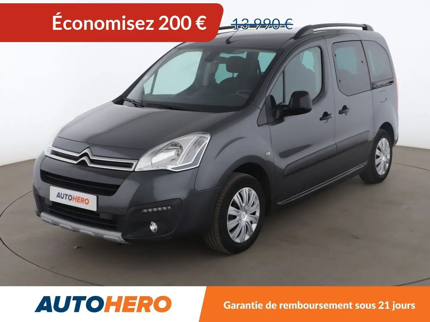 Citroen Berlingo Multispace 1.6 Blue-HDi XTR + Grey - 1