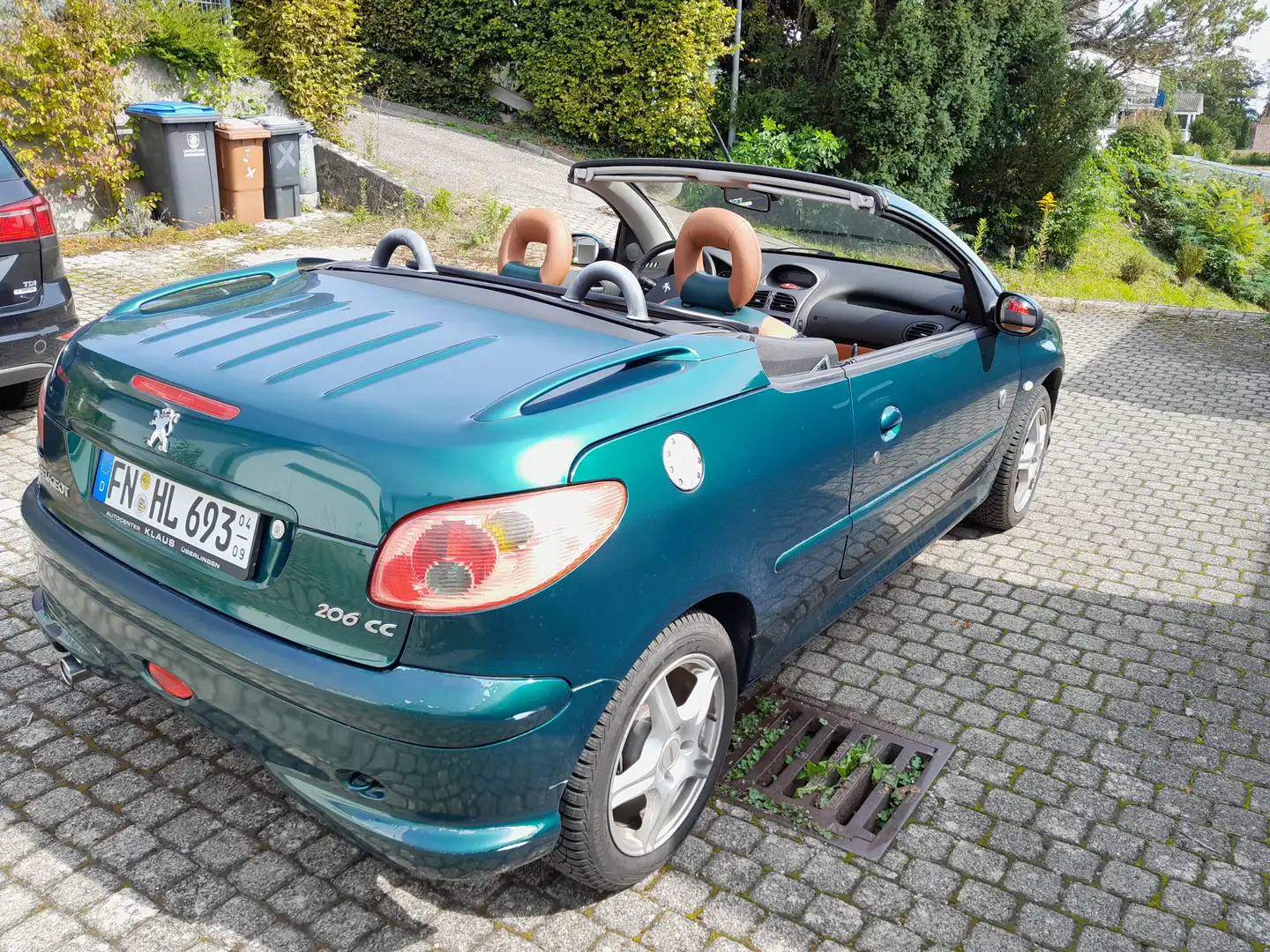 Peugeot 206 CC Roland Garros Grün - 1