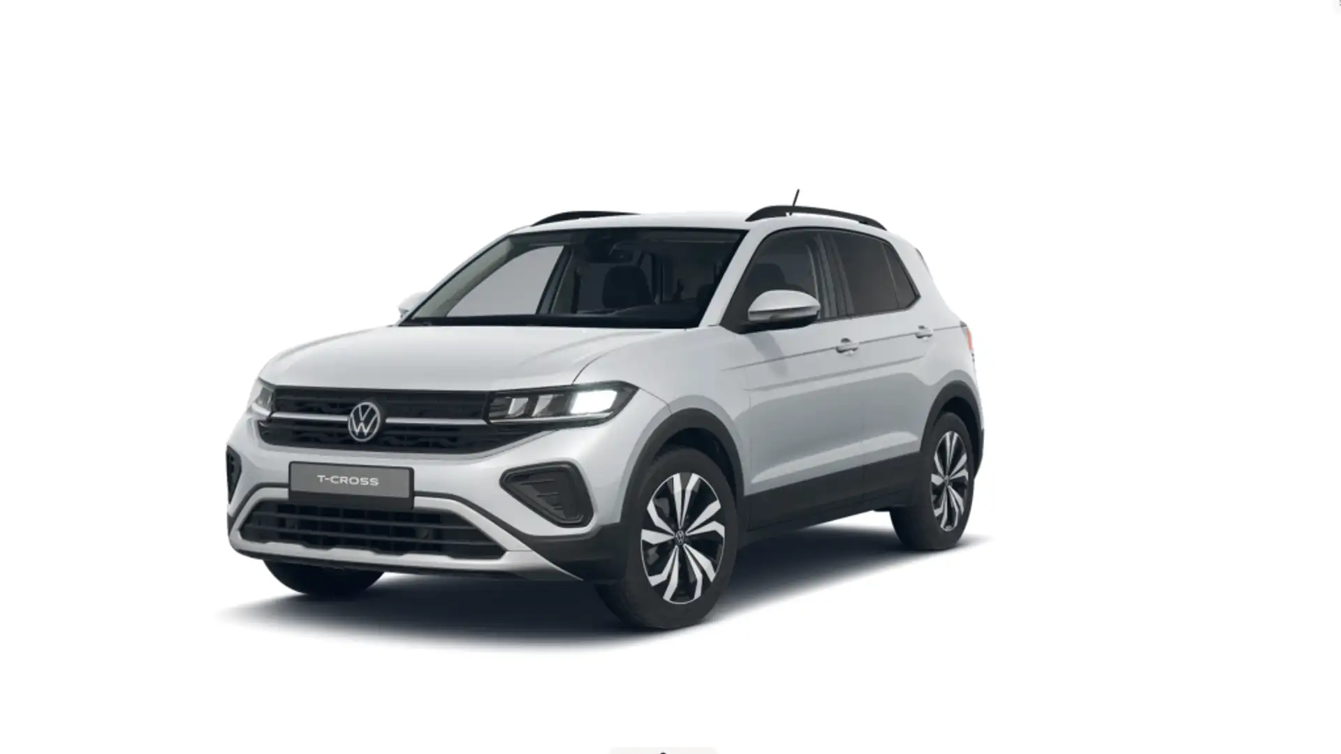 Volkswagen T-Cross 1.0 TSI Más Aut. 85kW Plateado - 1