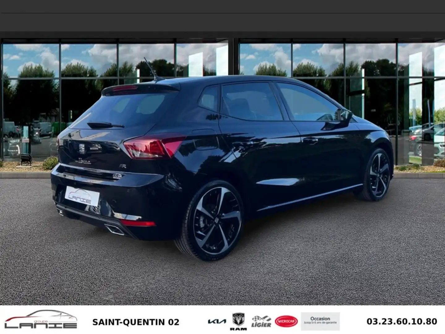 SEAT Ibiza 1.0 EcoTSI 115 ch S/S DSG7 FR Noir - 2