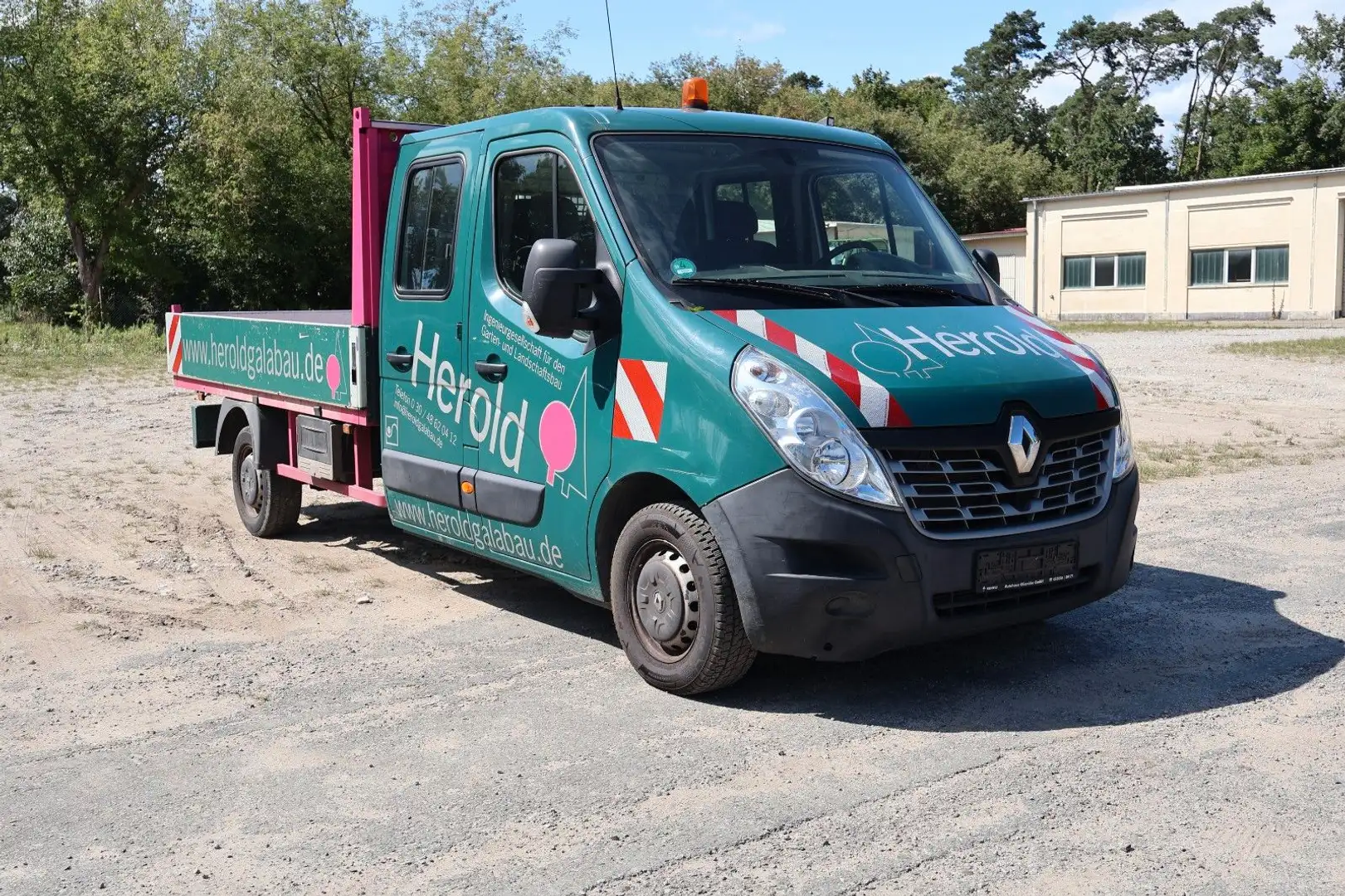 Renault Master III DoKa Pritsche L3 3,5 t 7 Sitze Klima Weiß - 1