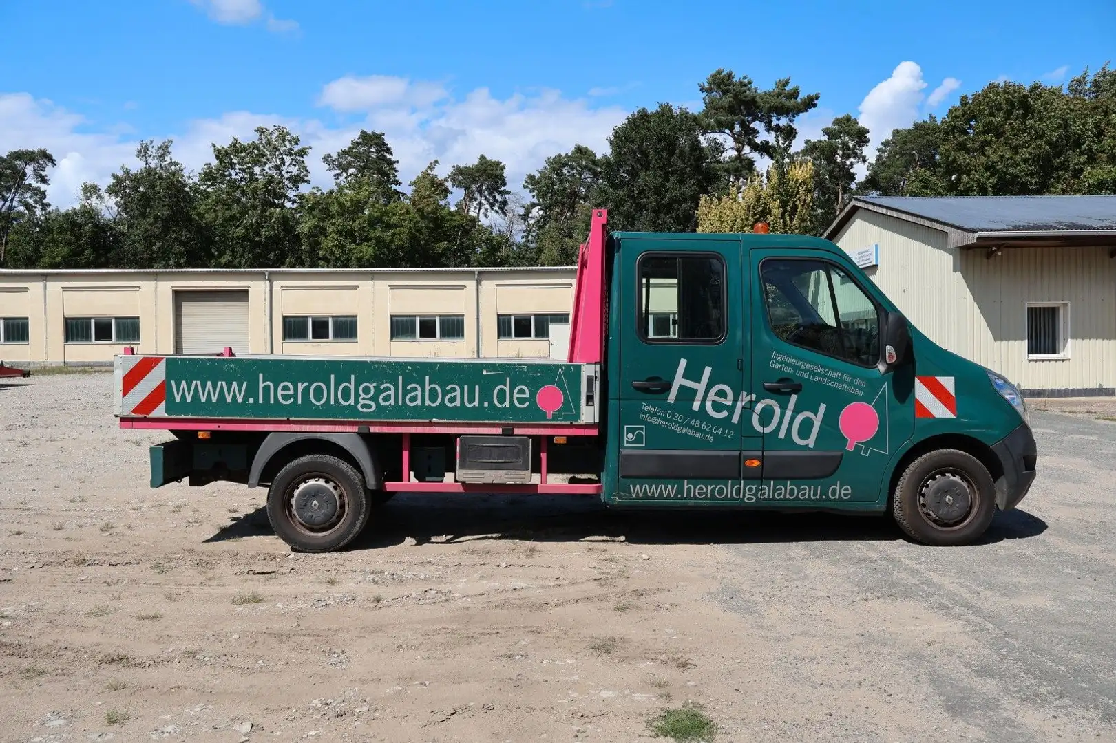Renault Master III DoKa Pritsche L3 3,5 t 7 Sitze Klima Weiß - 2