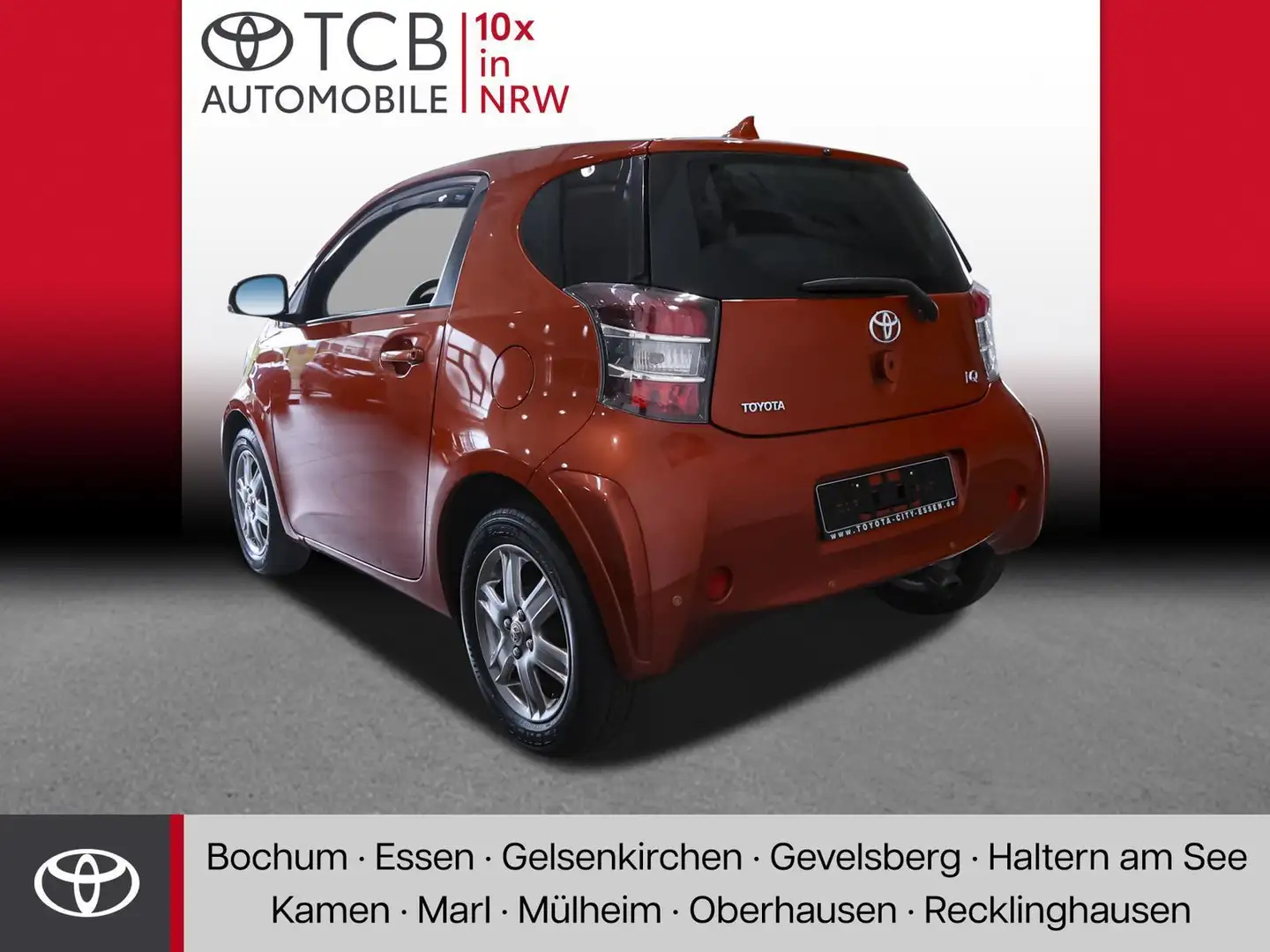 Toyota iQ 1.0 VVT-i + KLIMA LM-Felgen SERVO PDC eSPIEGEL Orange - 2