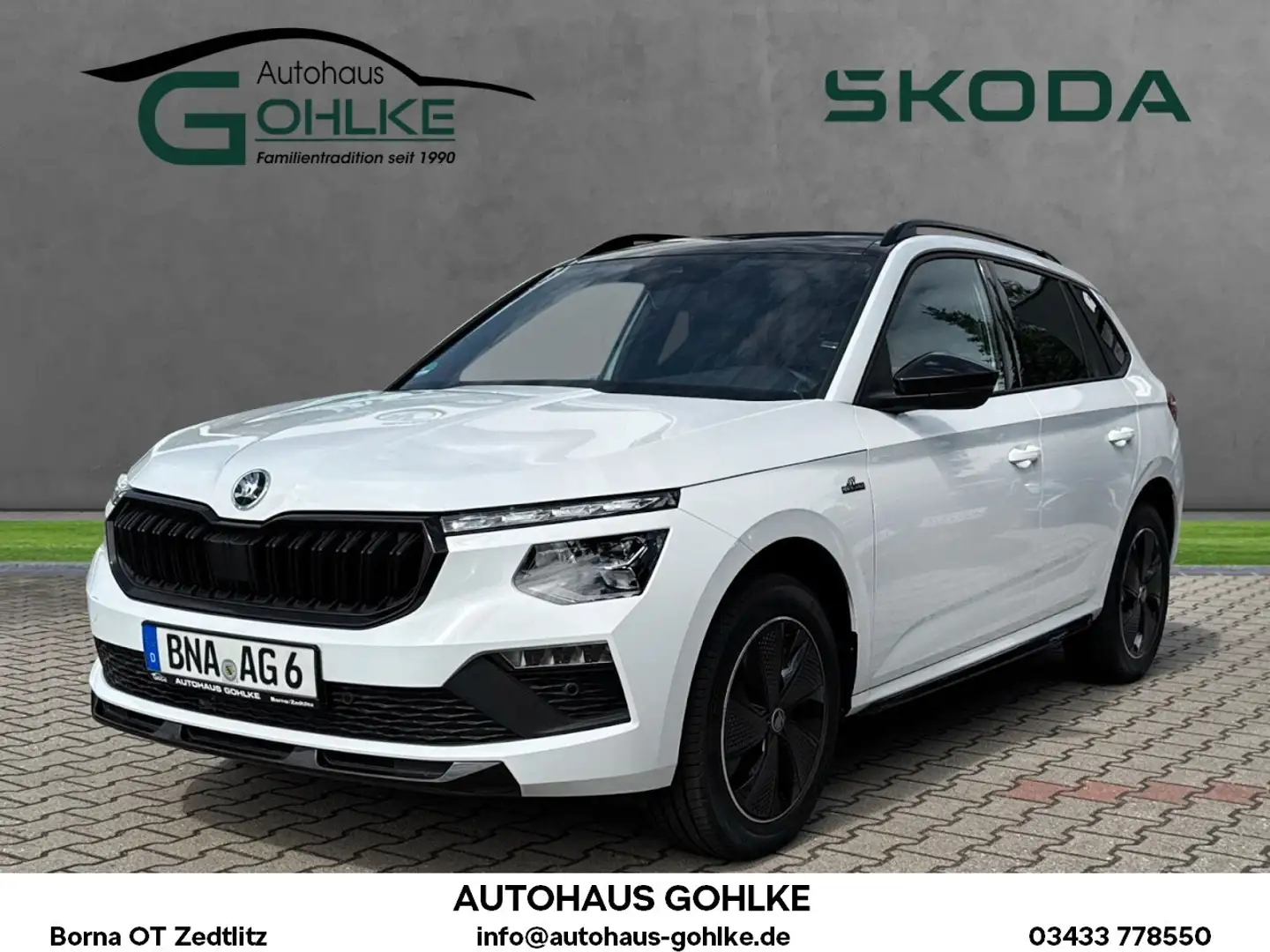 Skoda Kamiq Monte Carlo 1.5T 110kW*Matrix-LED*Kamera* Klima Weiß - 1