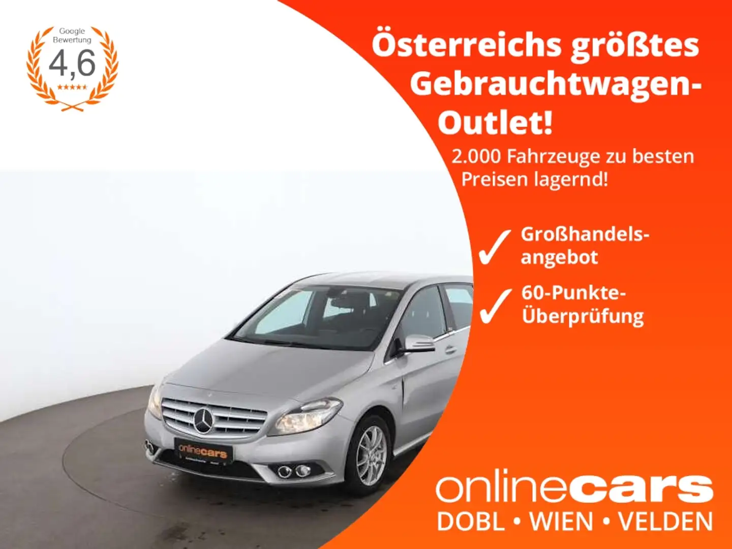 Mercedes-Benz B 180 CDI BlueEfficiency SITZHZ PARKHILFE KLIMA Plateado - 1