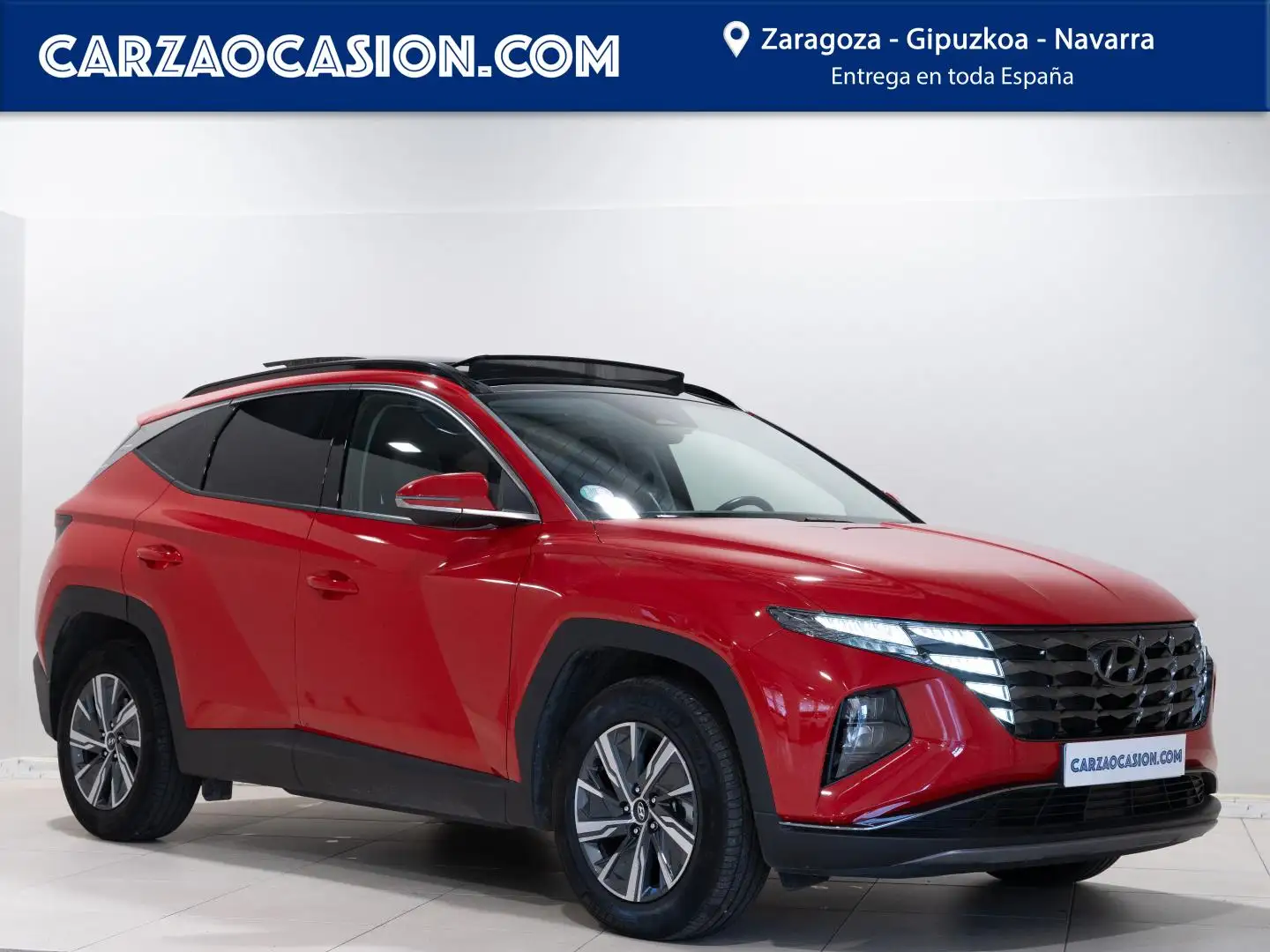 Hyundai TUCSON 1.6 TGDI 169kW (230CV) HEV Maxx Sky Auto Rojo - 1