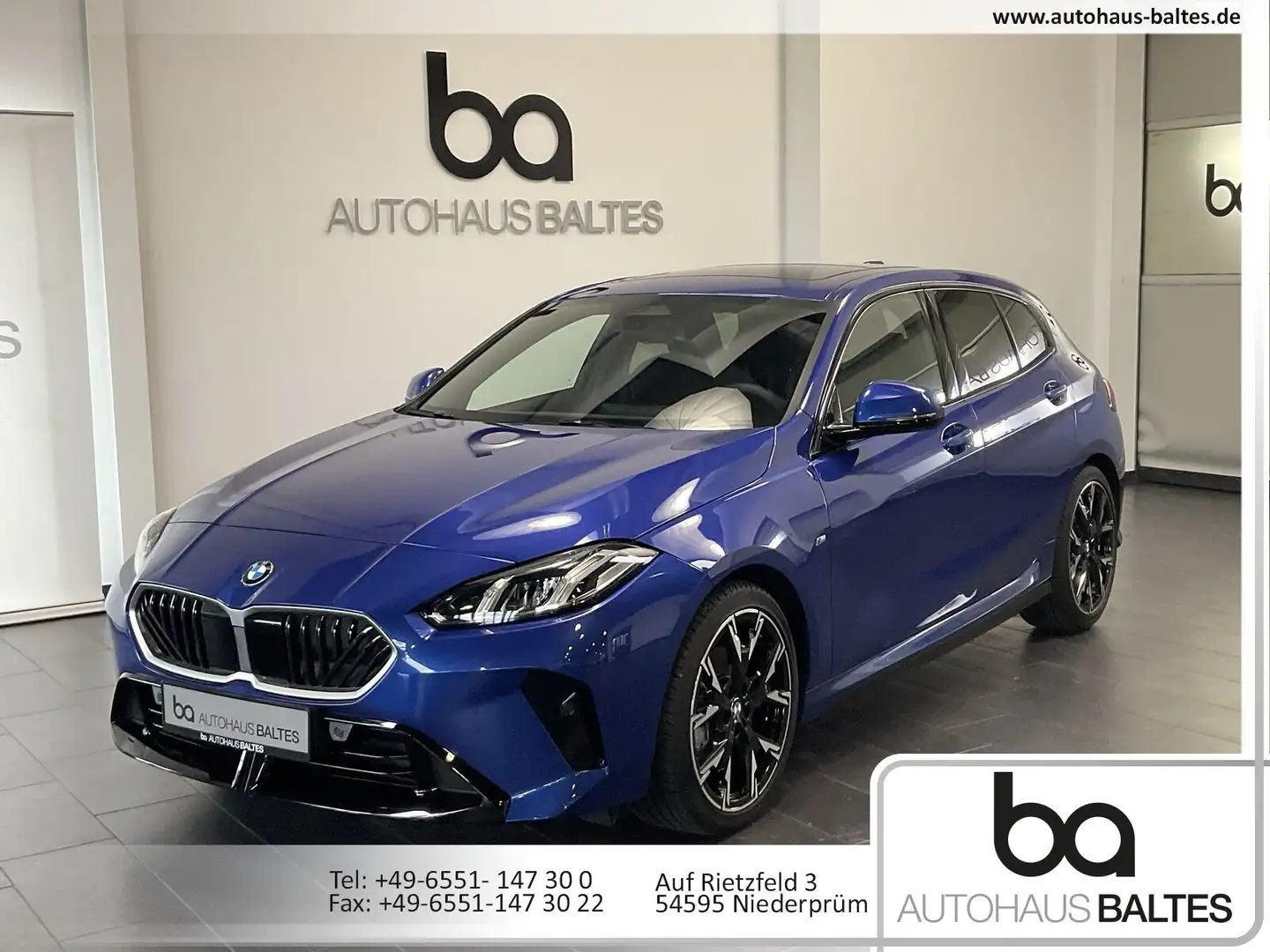 BMW 120 120i M Sport New Model 19"/Pano/Park/ACC/AAC/Shadow Bleu - 1