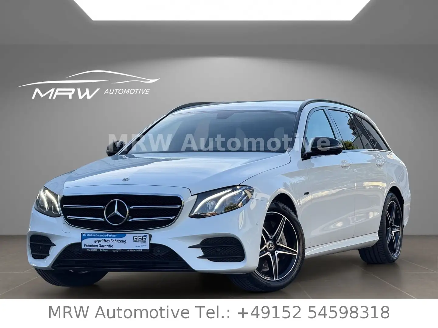 Mercedes-Benz E 300 de AMG LED KAMERA LEDER NIGHT 1.HAND MwSt. Blanc - 1