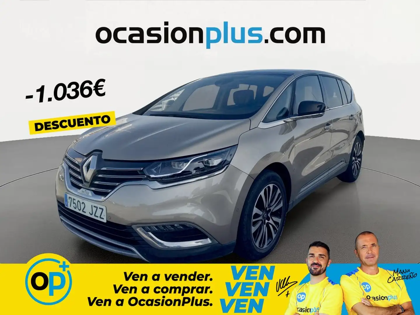 Renault Espace 1.6dCi TT En. Initiale Paris EDC 118kW Beige - 1