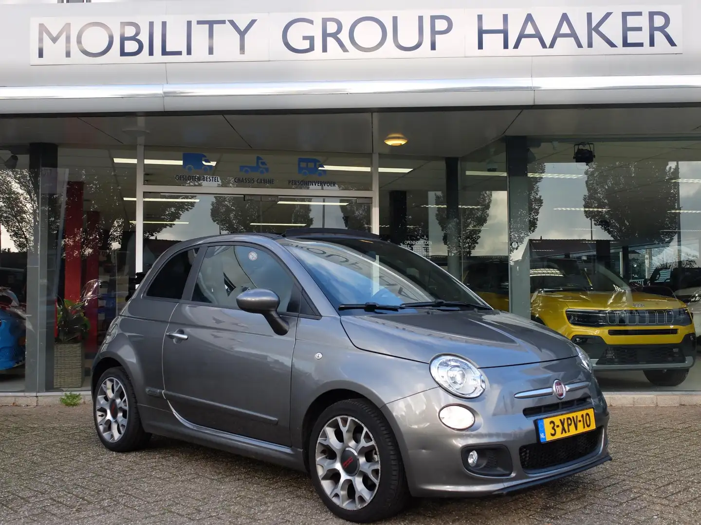 Fiat 500C 0.9 TwinAir Turbo 500S Cabrio Automaat Uniek! Gris - 2