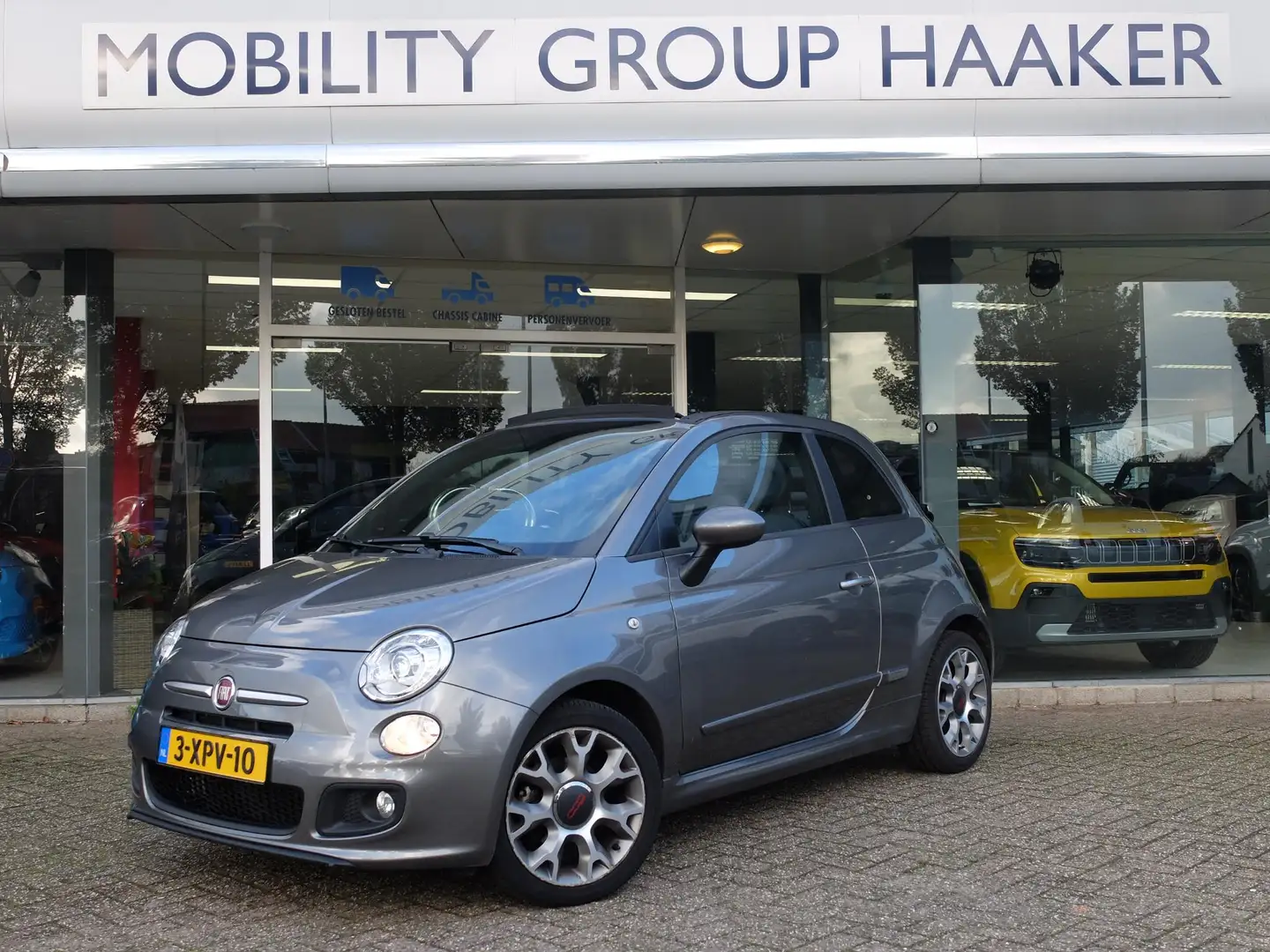 Fiat 500C 0.9 TwinAir Turbo 500S Cabrio Automaat Uniek! Gris - 1