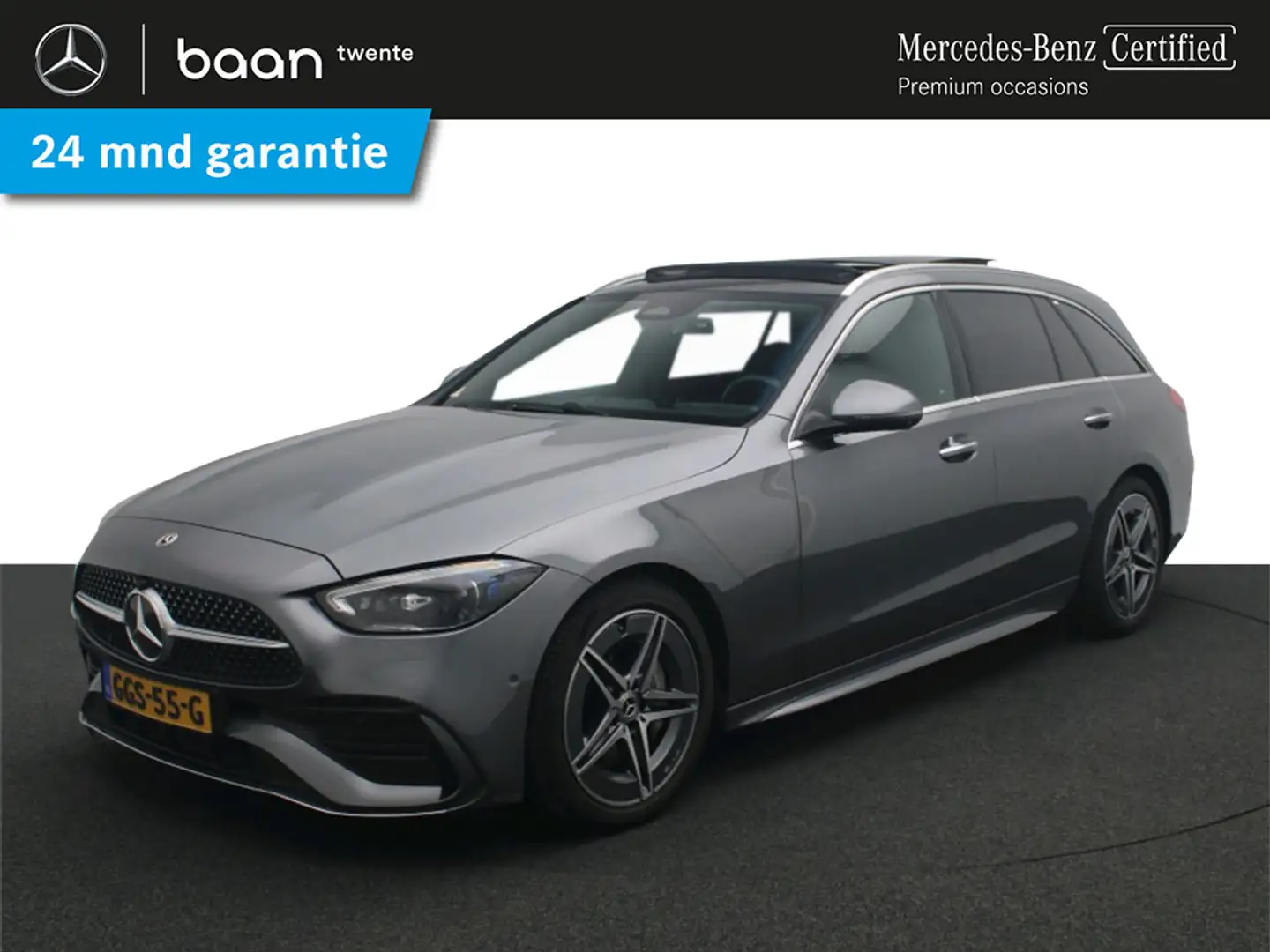 Mercedes-Benz C 180 C Estate AMG Line | Premium pakket | Elek. verstel Gris - 1