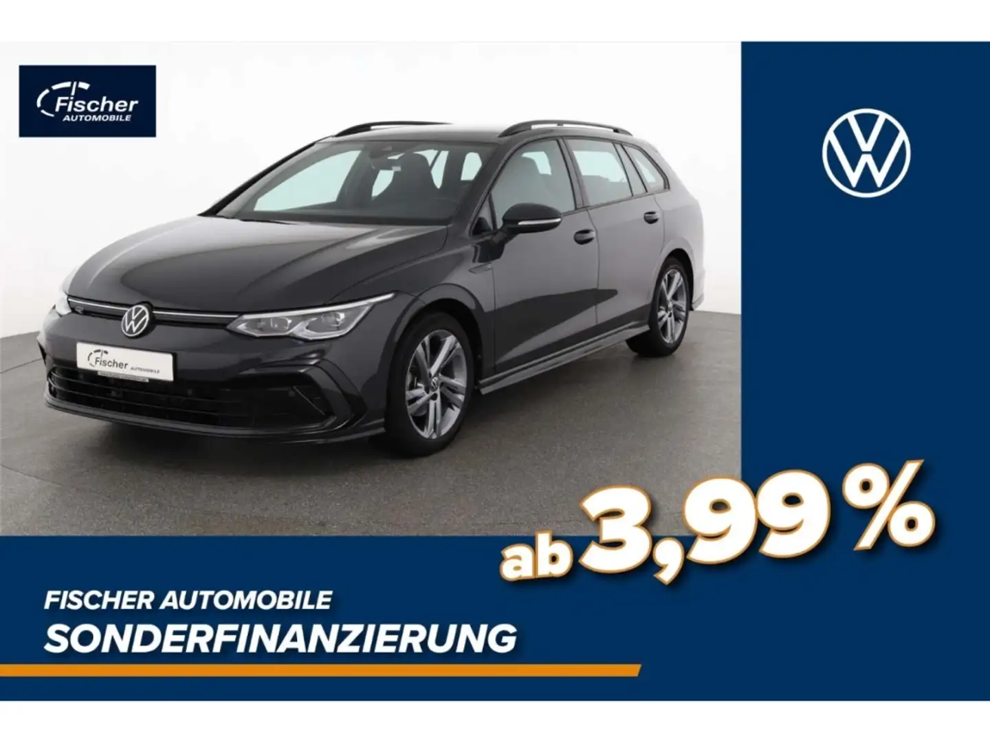 Volkswagen Golf Variant 1.5 eTSI R-Line DSG LED/NAV/DC/ACC Grau - 1