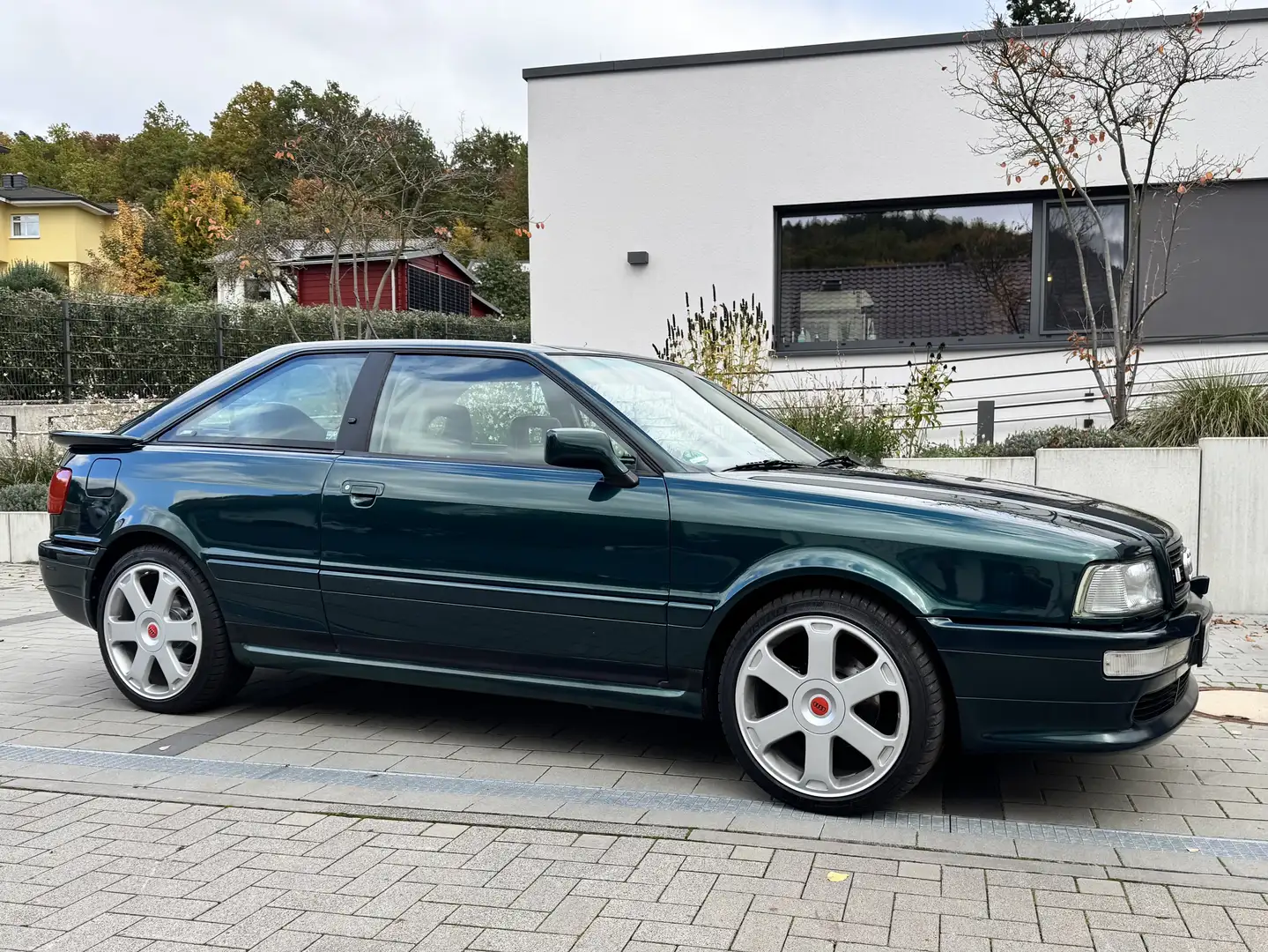 Audi S2 ABY 6 GANG, KOMPLETT RESTAURIERT, WENIG KM WIE NEU Zielony - 1