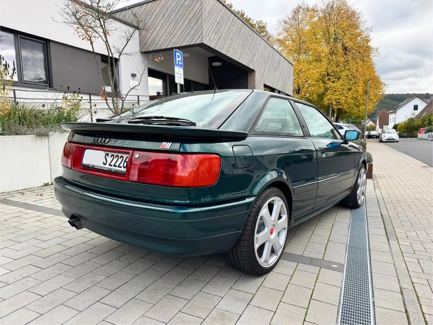 Audi S2 ABY 6 GANG, KOMPLETT RESTAURIERT, WENIG KM WIE NEU Zielony - 2
