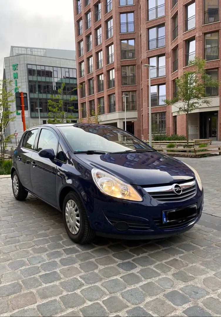 Opel Corsa 1.0i Enjoy Bleu - 1
