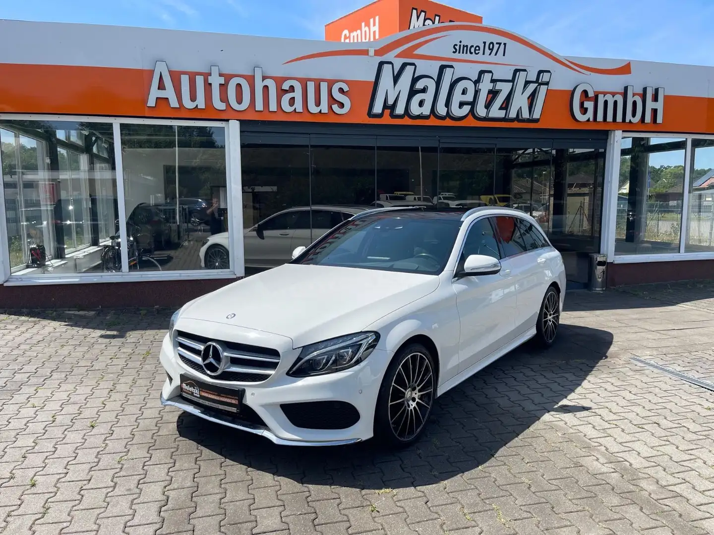 Mercedes-Benz C 250 d T AMG*HeadUp*Burmester*Memory*Panorama* Wit - 1