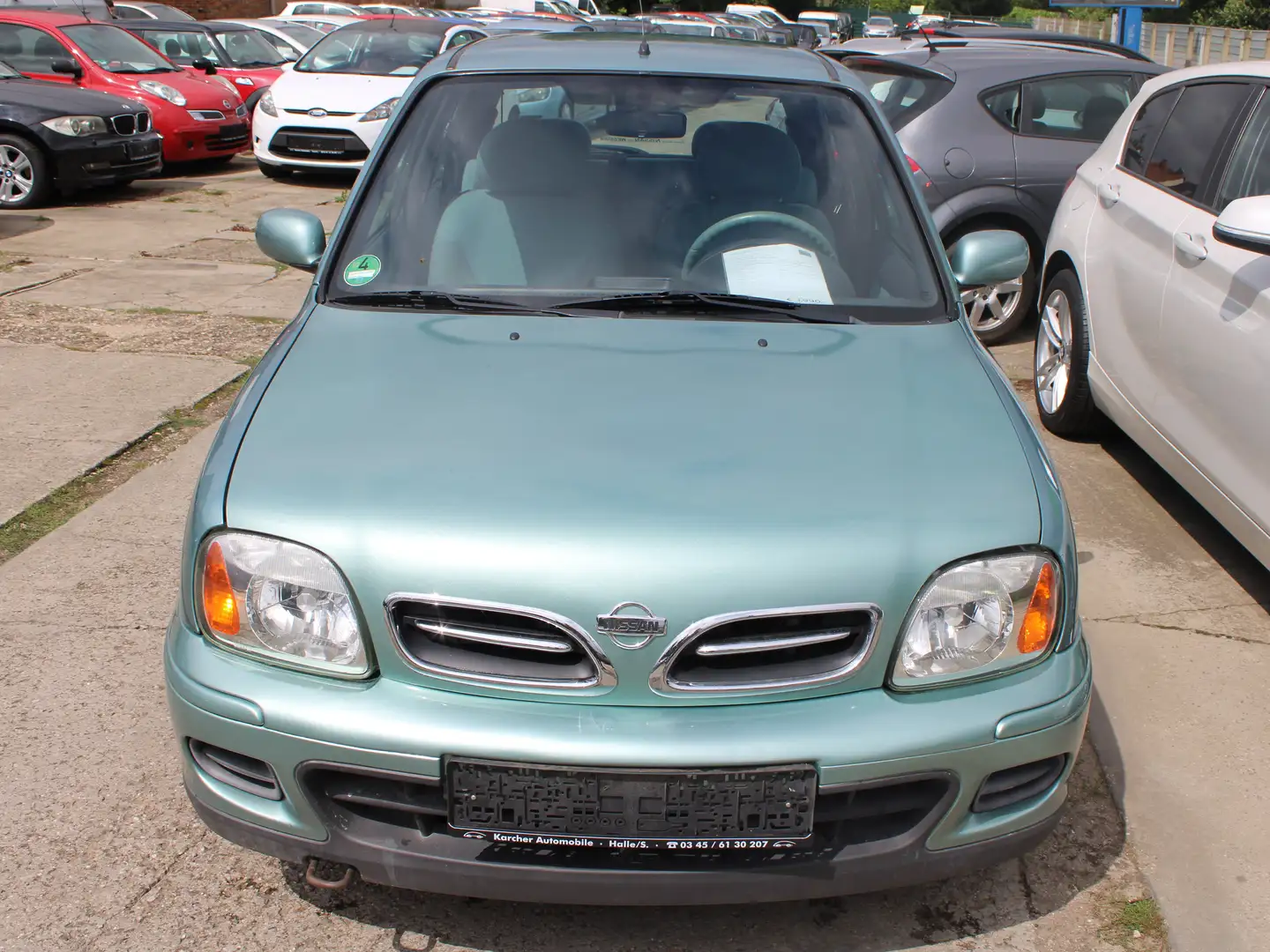 Nissan Micra 1.0 Comfort*Automatic*HUneu*62TKM* Grün - 2