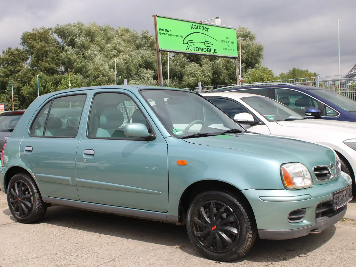 Nissan Micra 1.0 Comfort*Automatic*HUneu*62TKM* Grün - 1