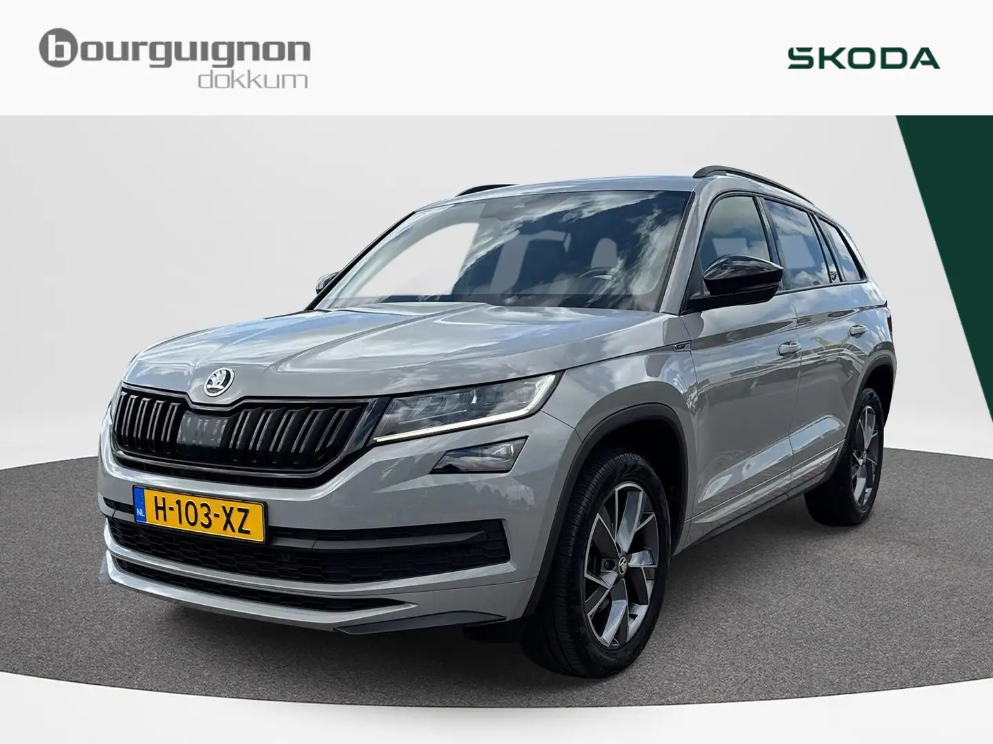 Skoda Kodiaq 1.5 TSI Sportline Business 7p. | 150Pk | Automaat Grijs - 1