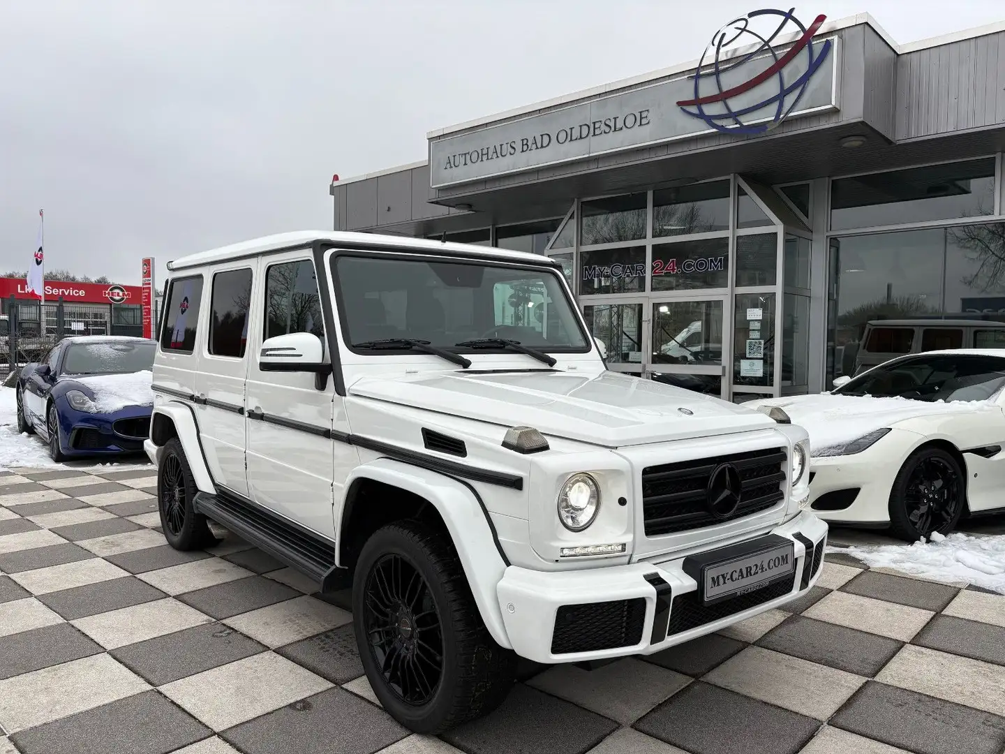Mercedes-Benz G 350 d+StandHzg+Schiebedach Blanc - 2