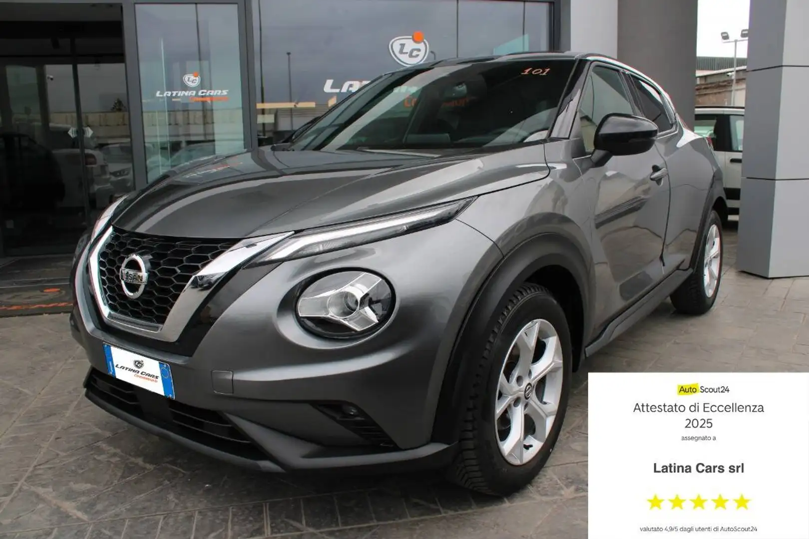 Nissan Juke 1.0 dig-t N-Connecta 114cv con Telecam e CarPlay Gri - 1