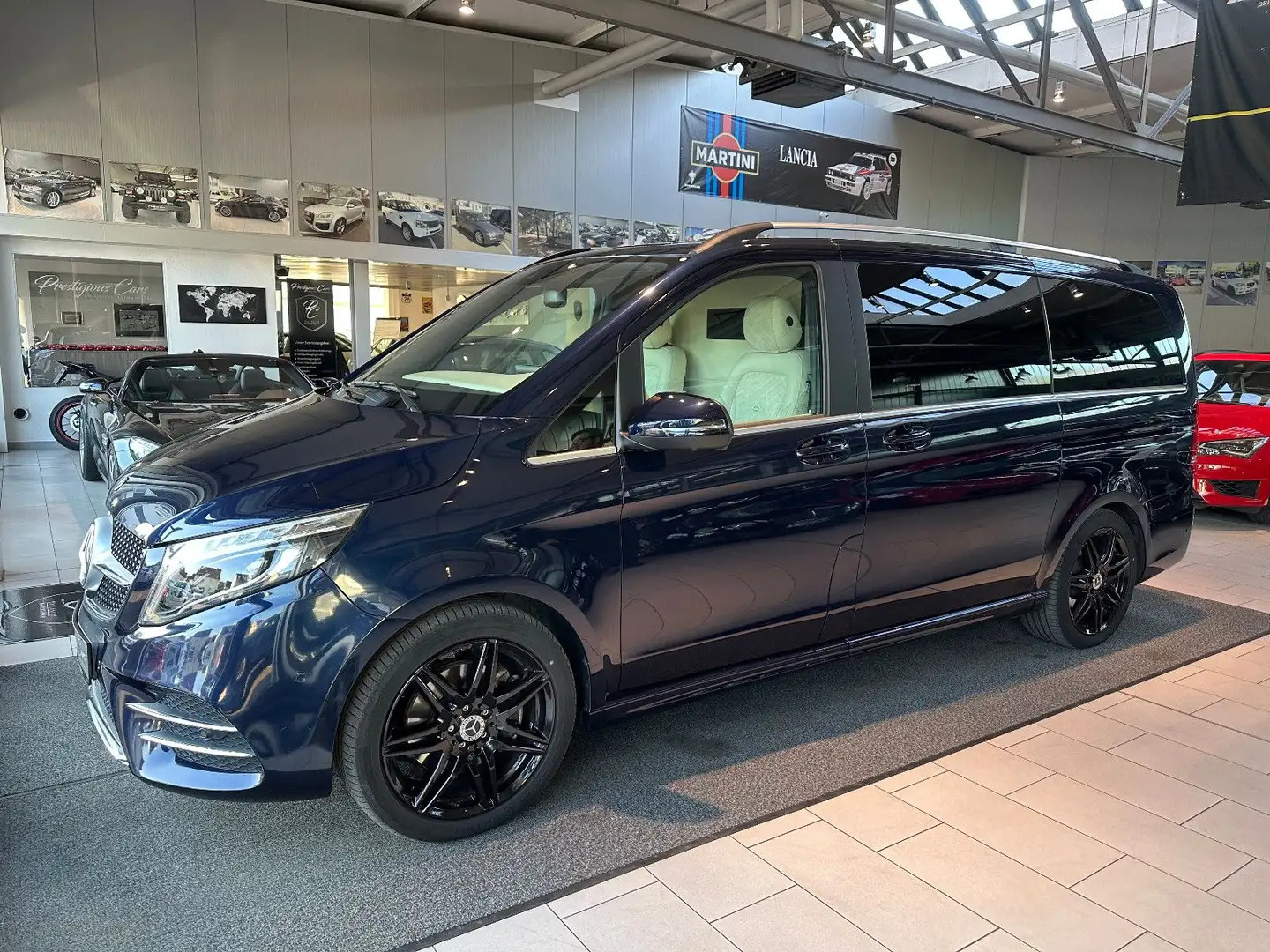 Mercedes-Benz V 300 AMG LINE VIP BUSINESS TV MAYBACH SEATS TOP Bleu - 2