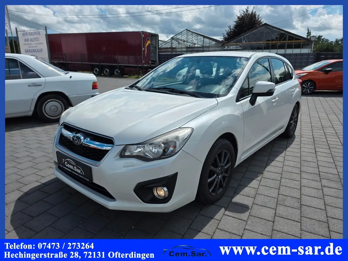 Subaru Impreza Comfort AWD *AHK*8xFach ALU-Felgen*Kam.+ Weiß - 1