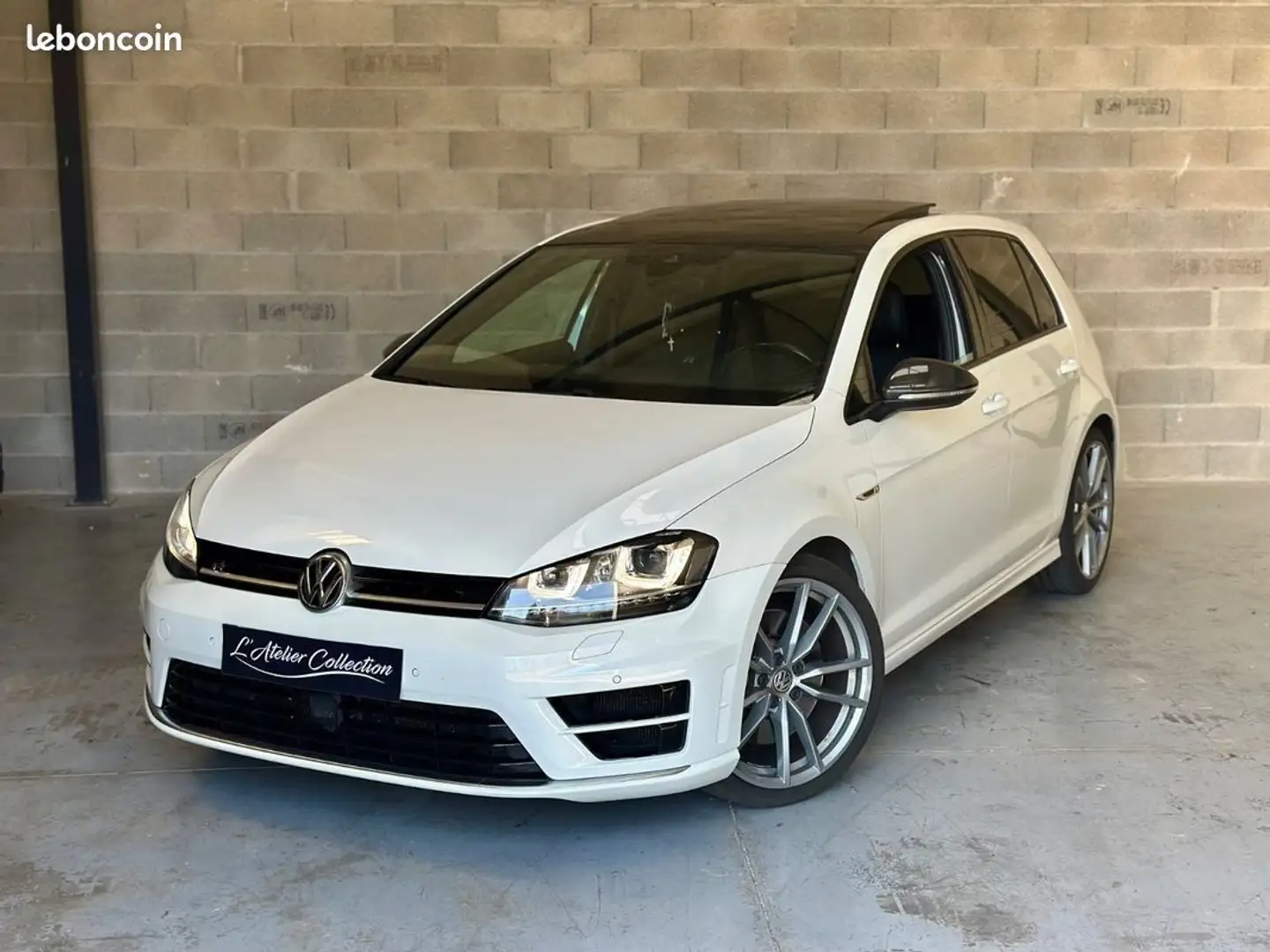 Volkswagen Golf VII R 4Motion DSG TOIT OUVRANT CAMERA DE RECUL GARANTIE 12 MOIS Blanc - 1