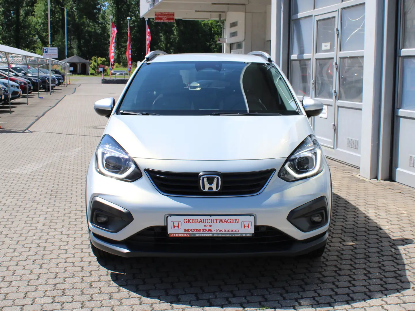Honda Jazz 1.5 i-MMD Hybrid Crosstar Executive Bílá - 2