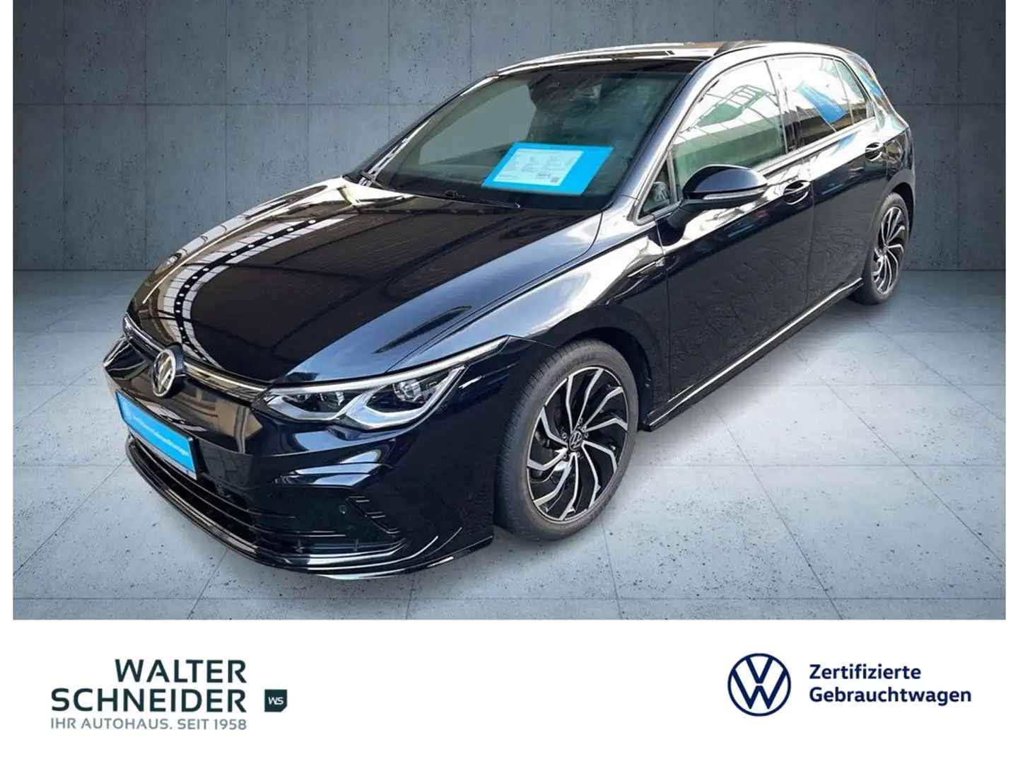 Volkswagen Golf 1.5 TSI R-Line Navi LED Pano AHK Schwarz - 1