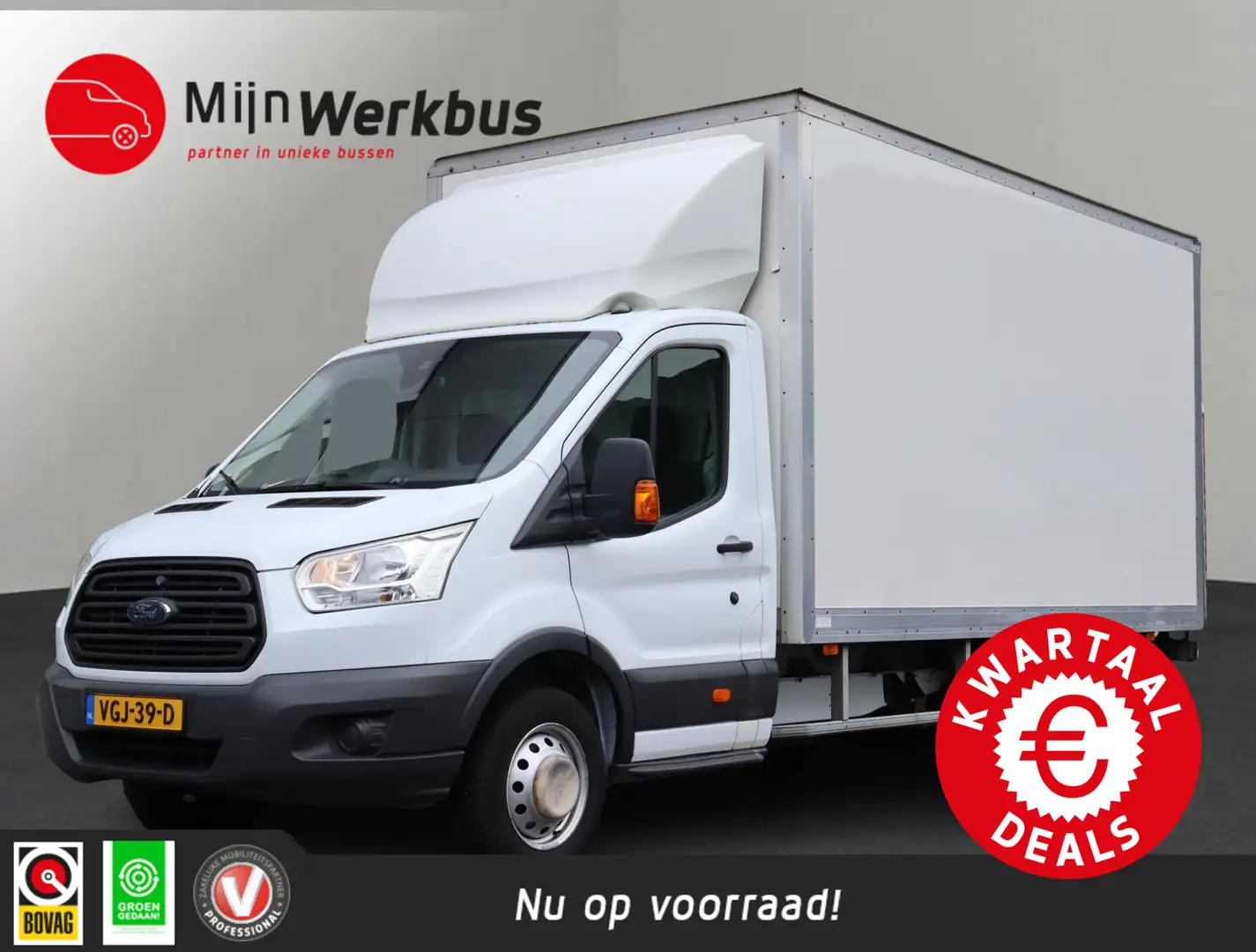Ford Transit 350 2.2 TDCI L3H1 Ambiente Bakwagen met laadklep! Wit - 1