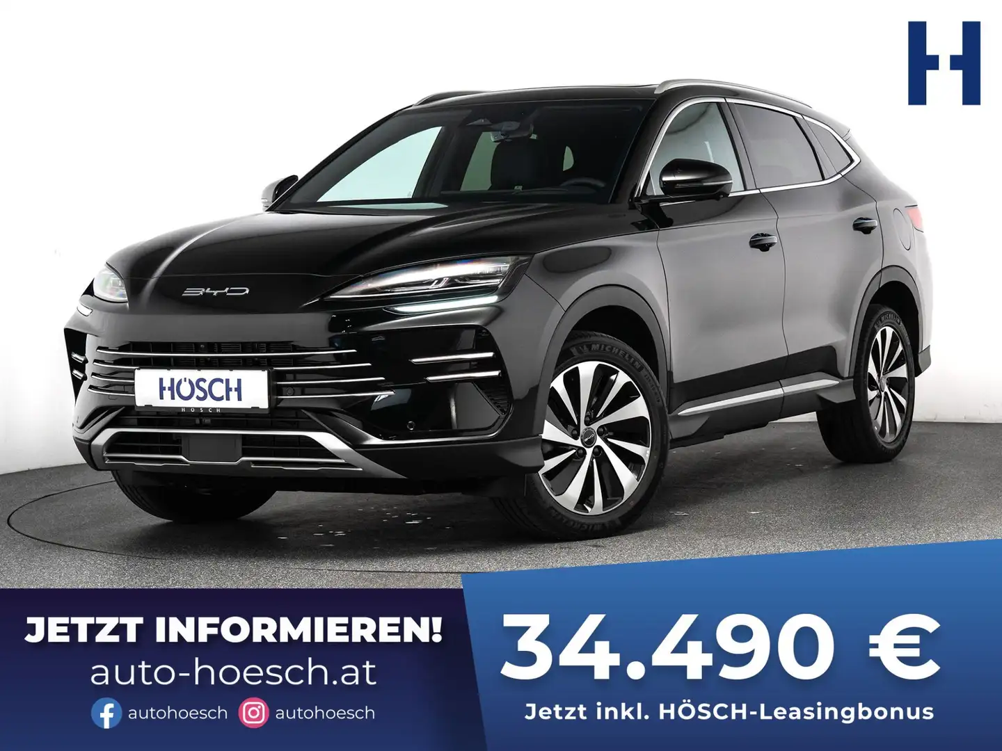 BYD Seal U DM-i BOOST HEAD-UP PANO LEDER NEUWAGEN ++ Schwarz - 1