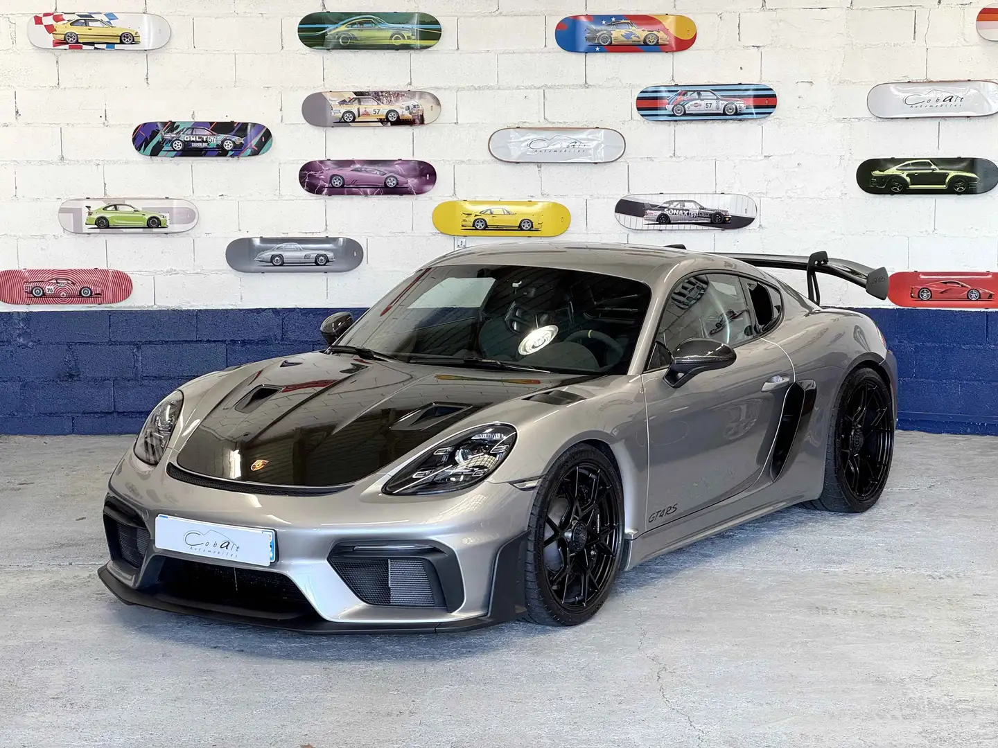 Porsche 718 GT4 RS Weissach pack Argent - 2