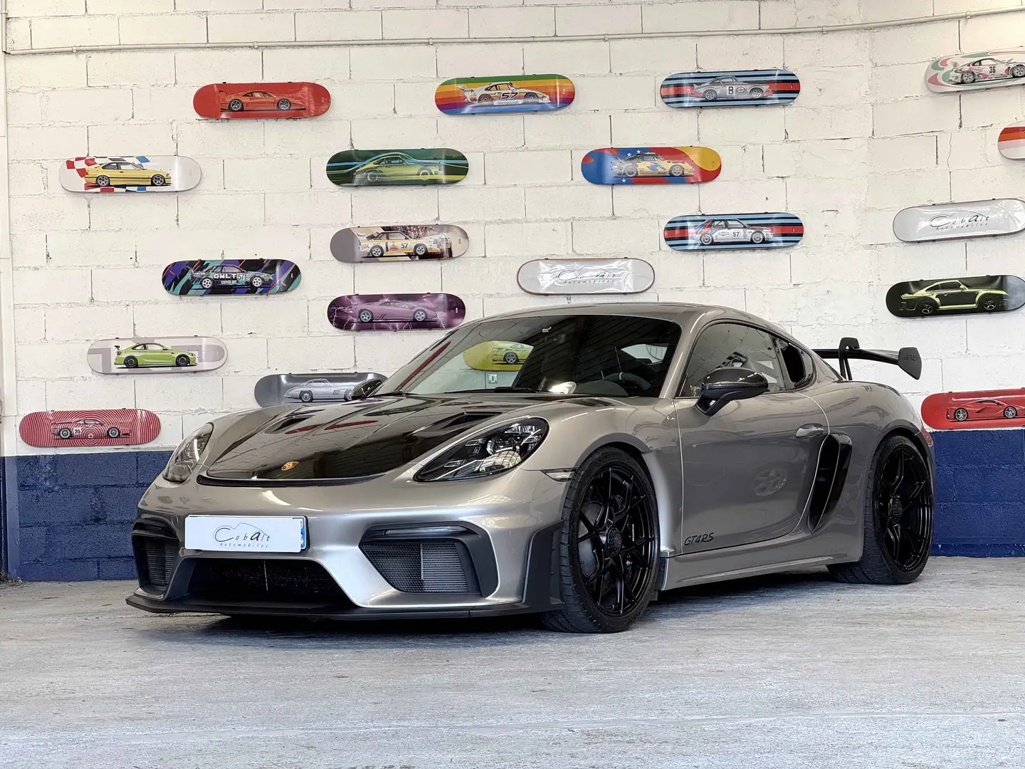Porsche 718 GT4 RS Weissach pack Argent - 1