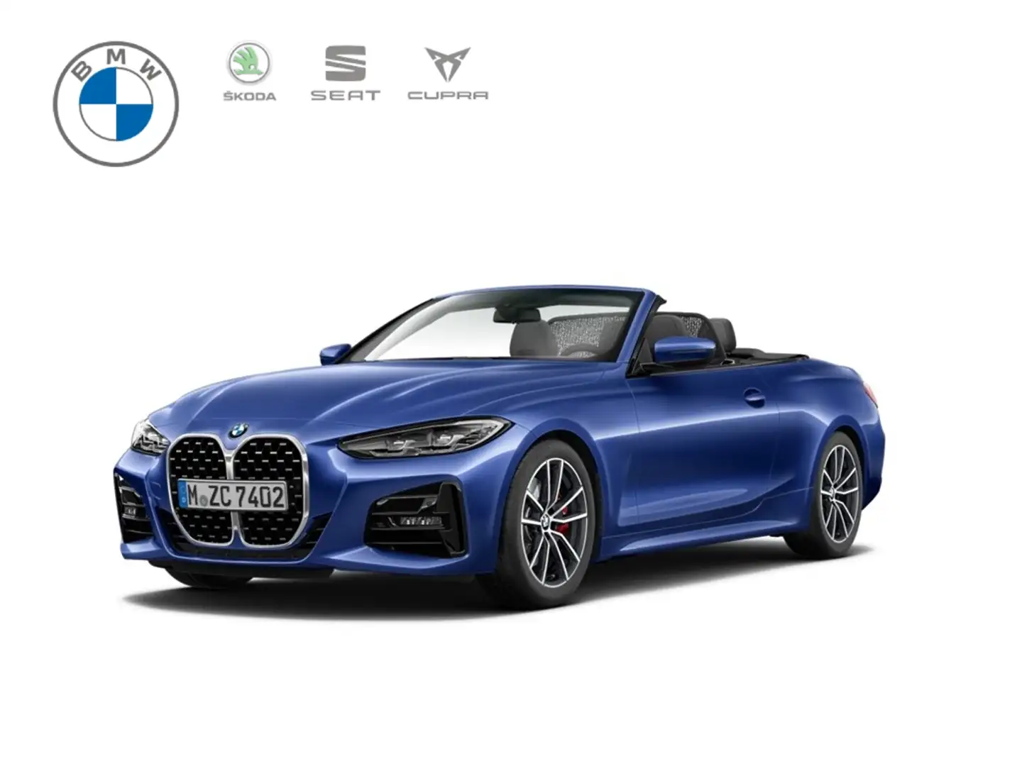 BMW 420 i Cabrio*M Sport Pro*AD StandHZG*DAB*LED*Memory Si Blau - 1