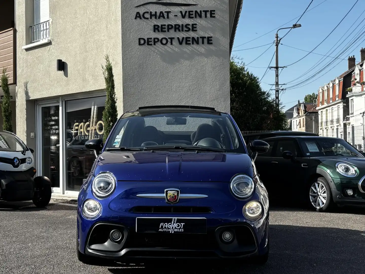 Abarth 500 ABARTH 500 Cabriolet 1.4i 16V - 160 - BVR 2017 Blu/Azzurro - 2