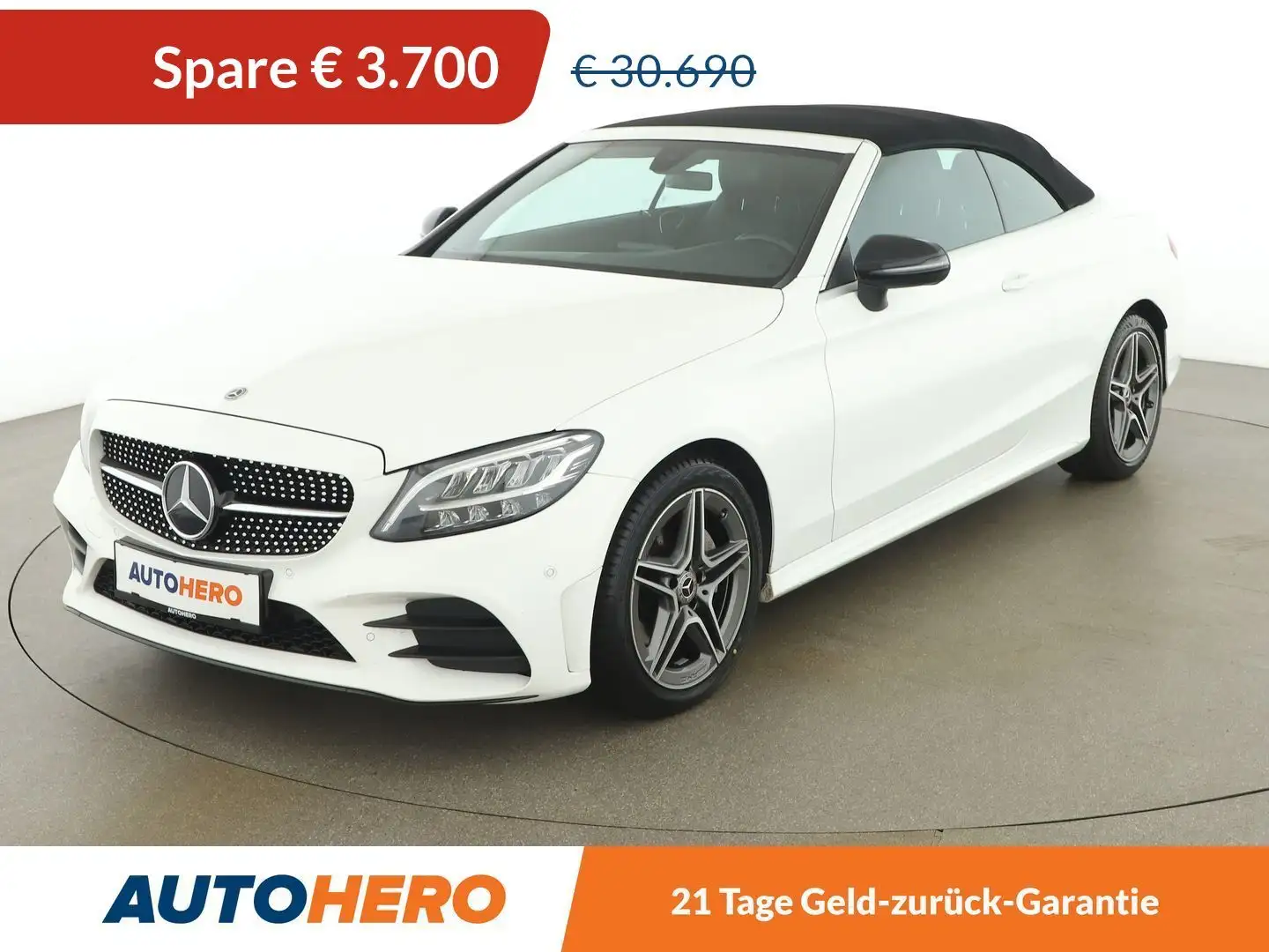 Mercedes-Benz C 200 C 200 AMG Line Aut. *LED*TOT*CAM*NAVI*SHZ* White - 1